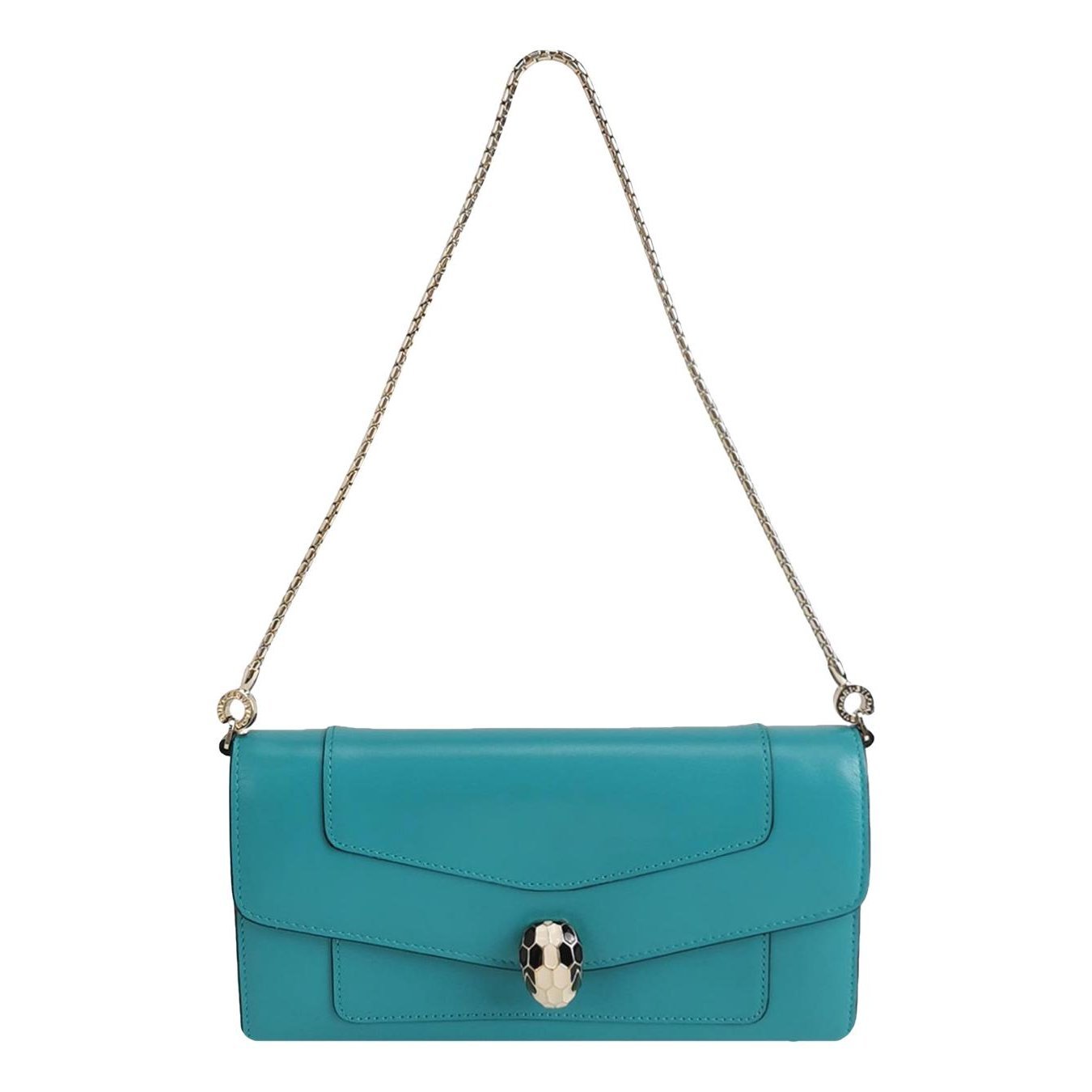 Serpenti leather handbag