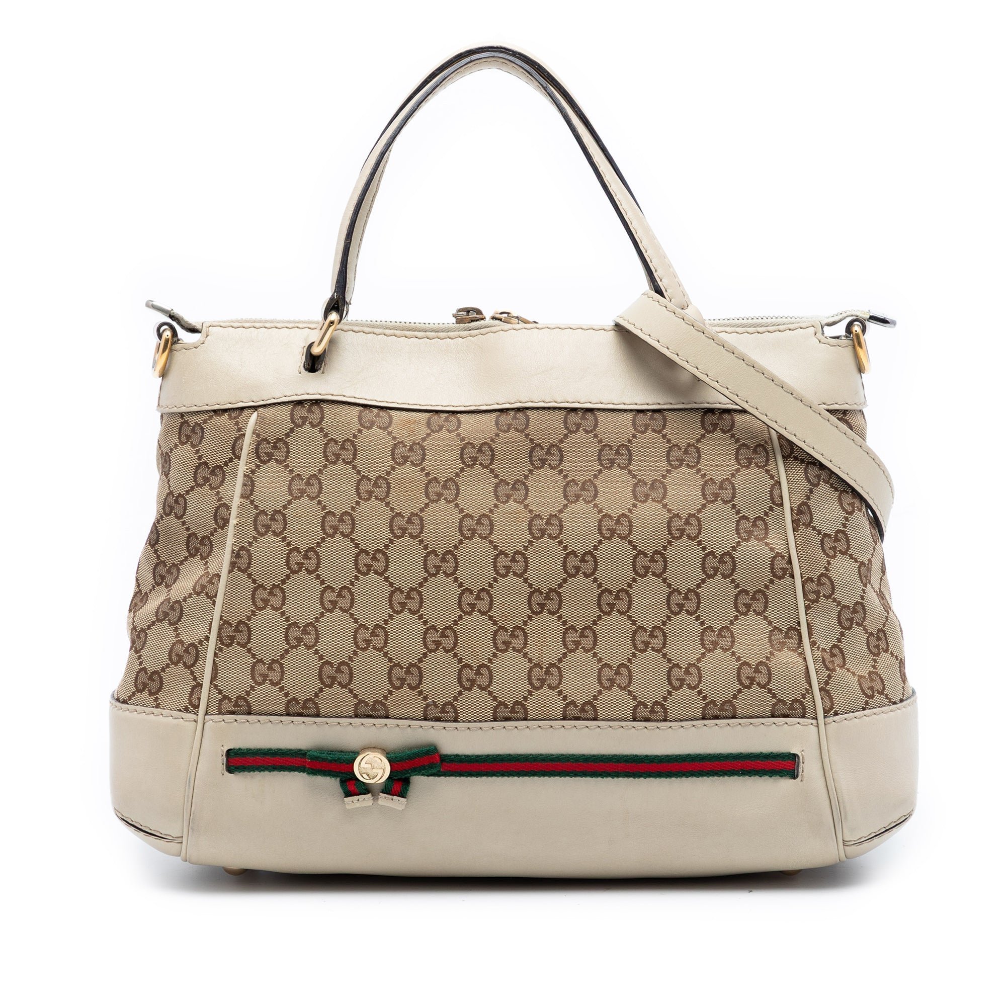 Leather satchel
