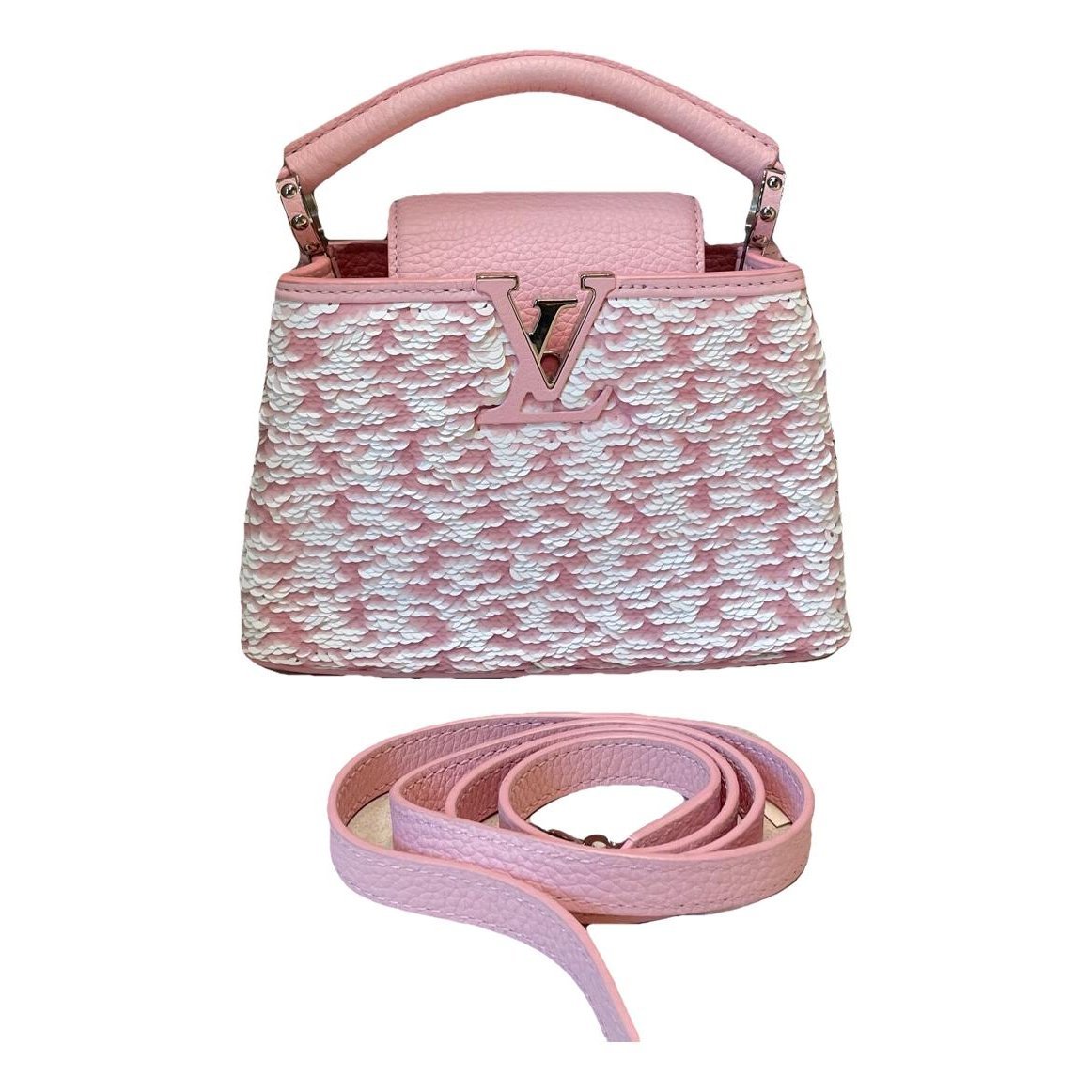 Capucines leather handbag