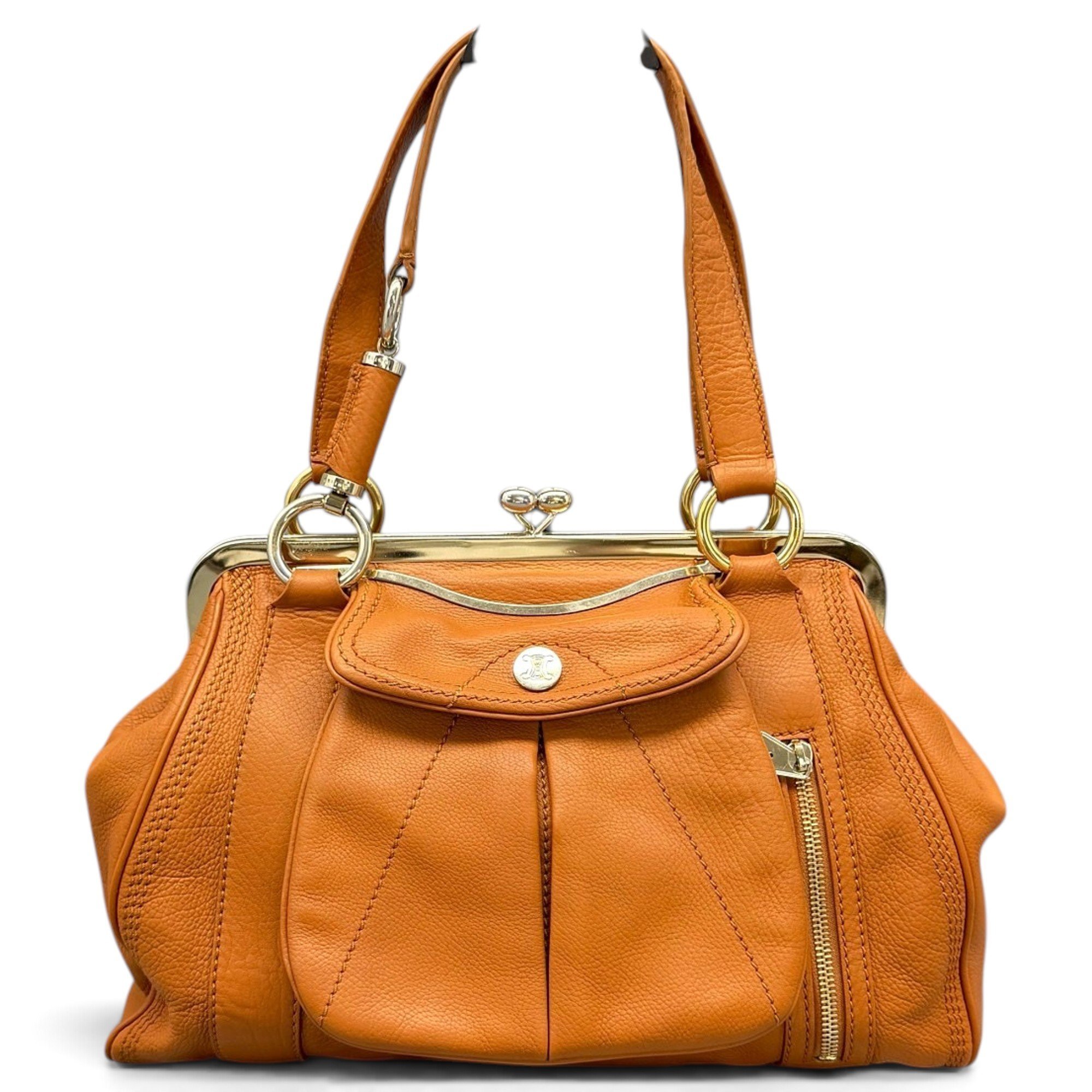 Leather handbag