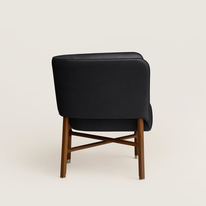 Noir Ébène Les Necessaires d'Hermès Cabriolet Chair