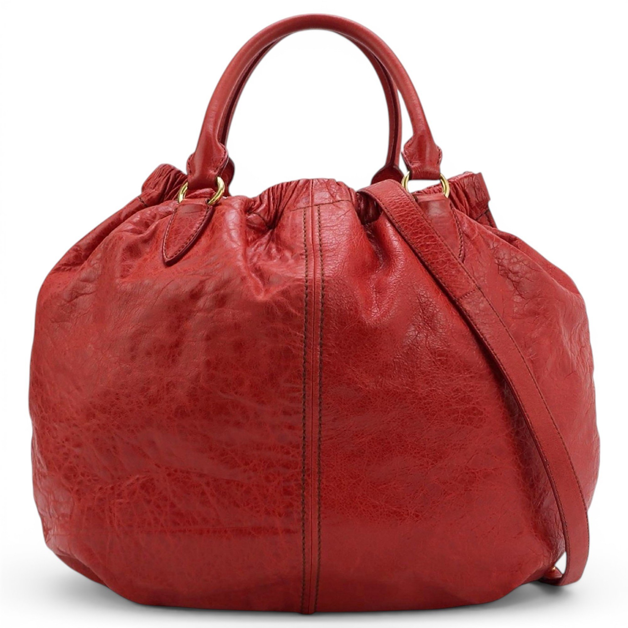 Leather handbag