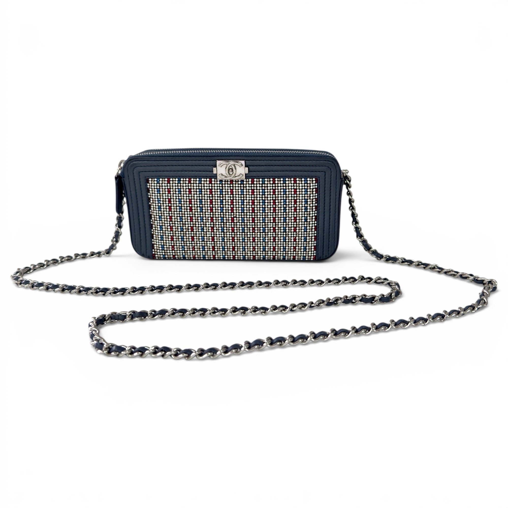 Boy leather crossbody bag
