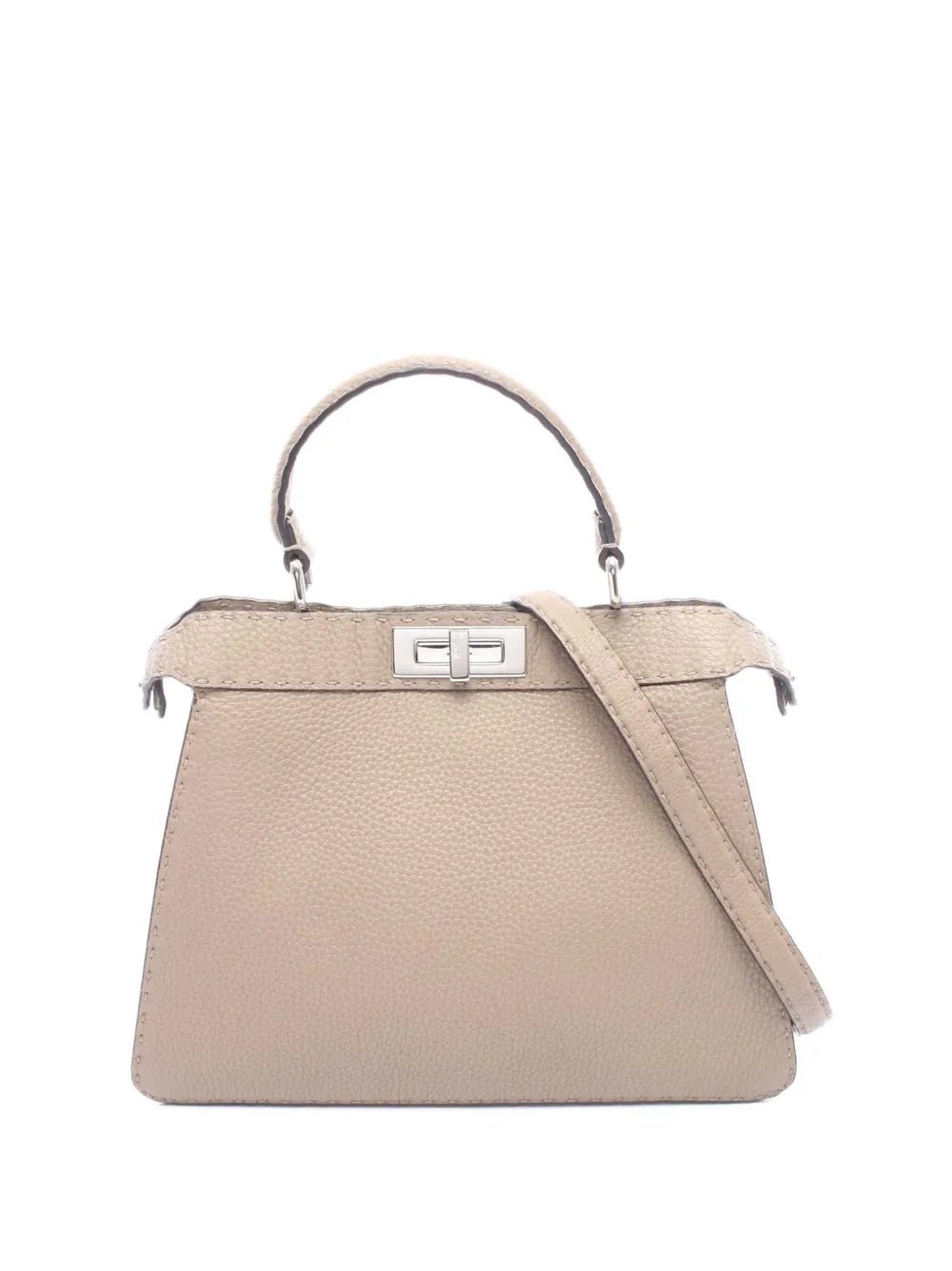 2000-2010 Medium Leather Selleria Peekaboo Iconic satchel
