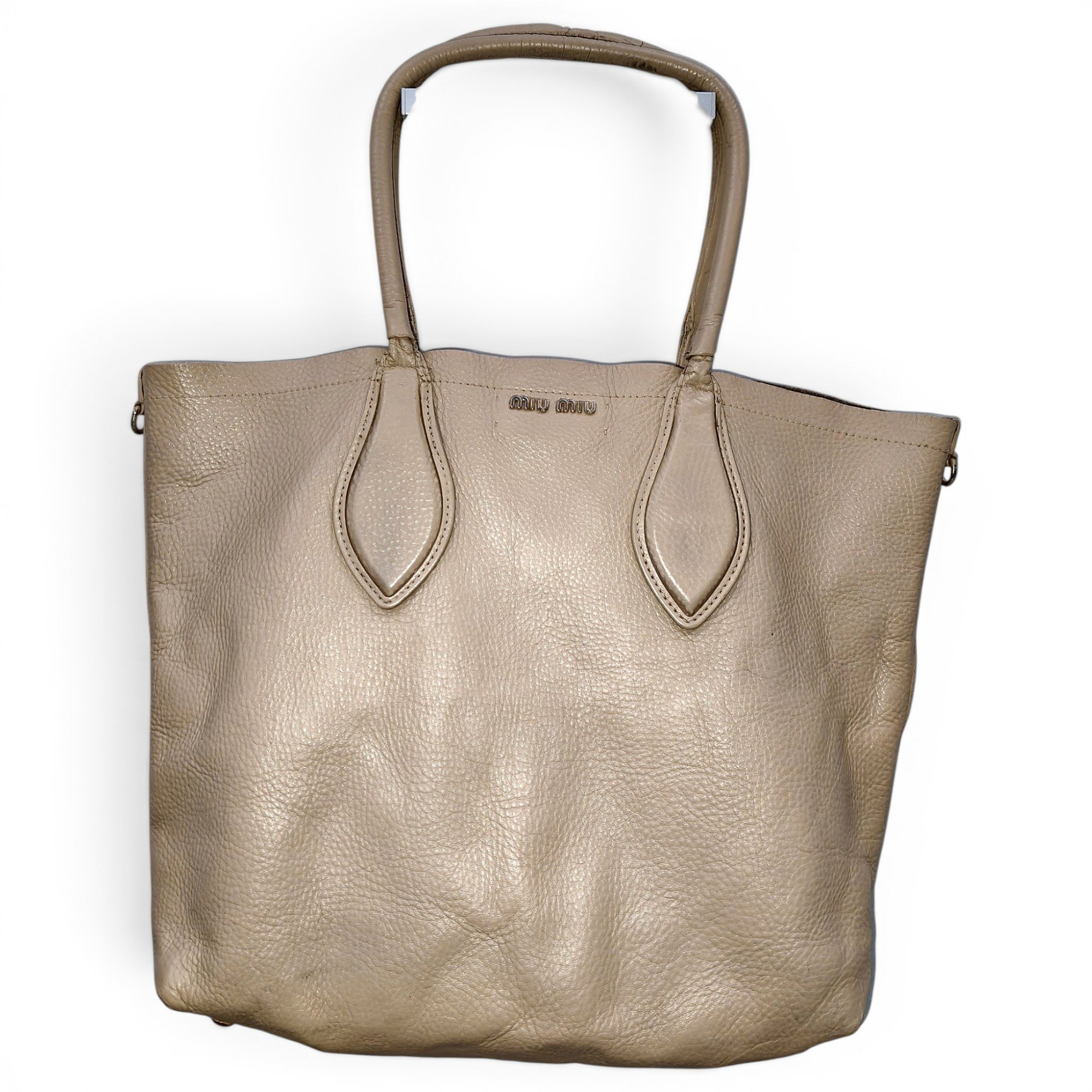 Miu Miu Leather tote