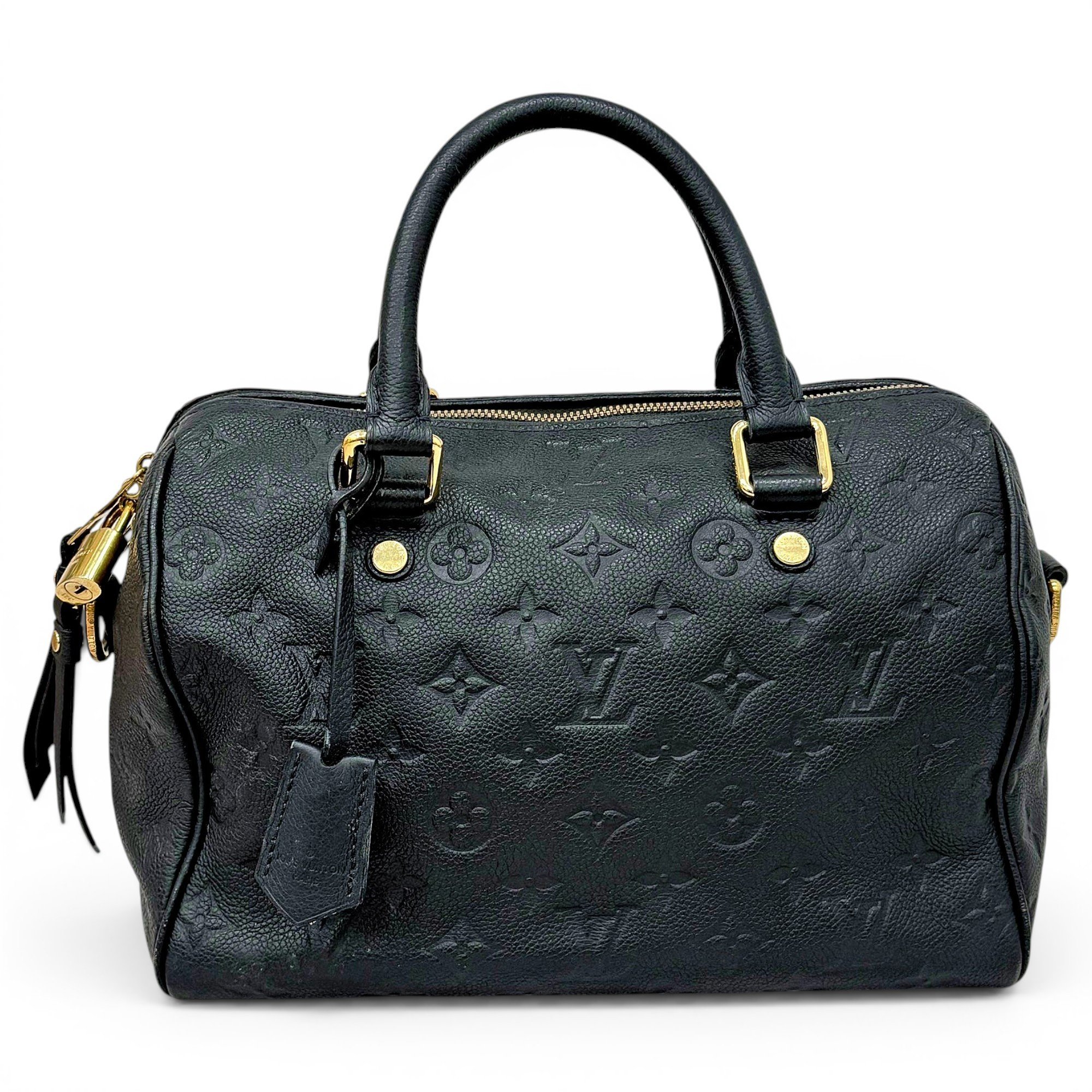 Speedy leather handbag