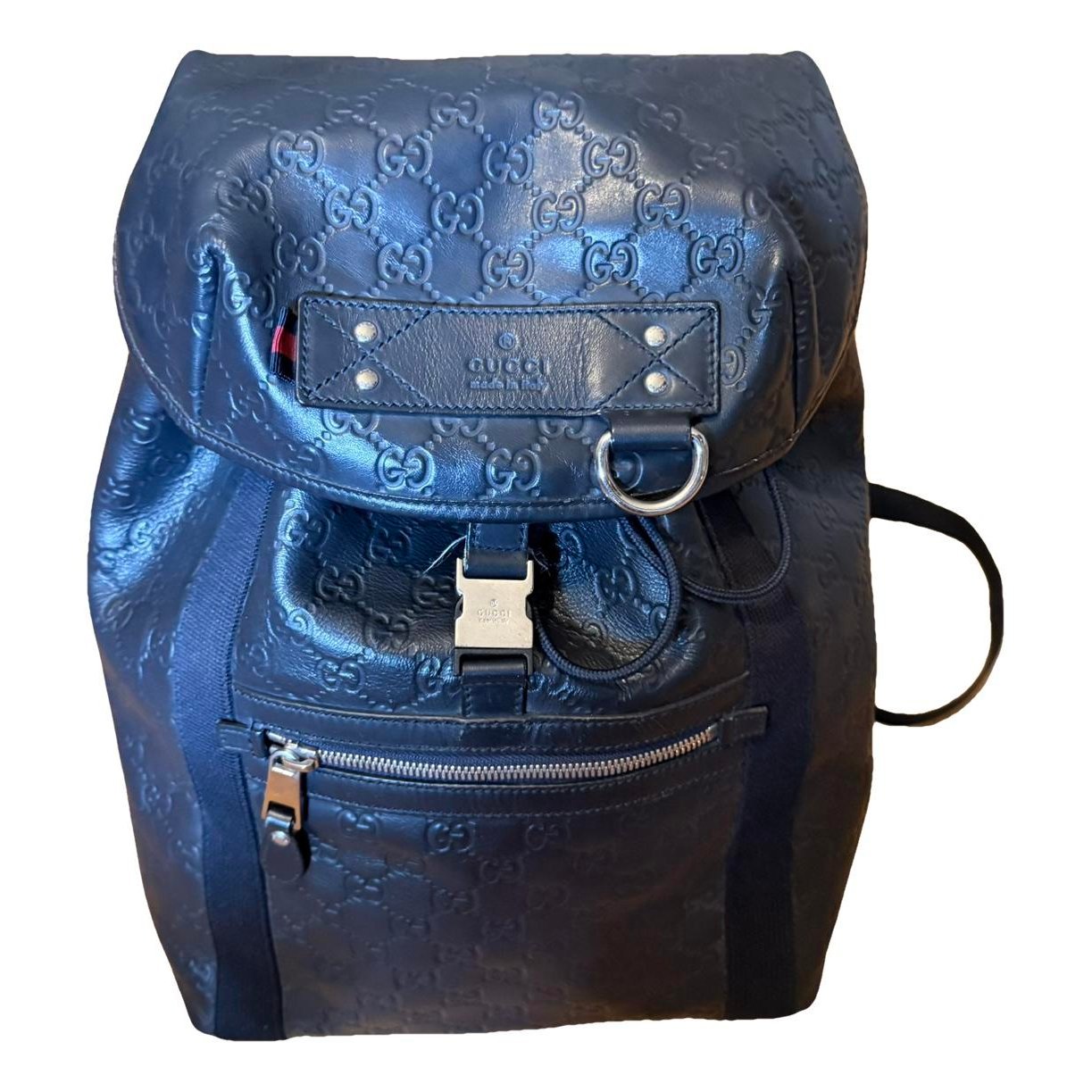Leather backpack