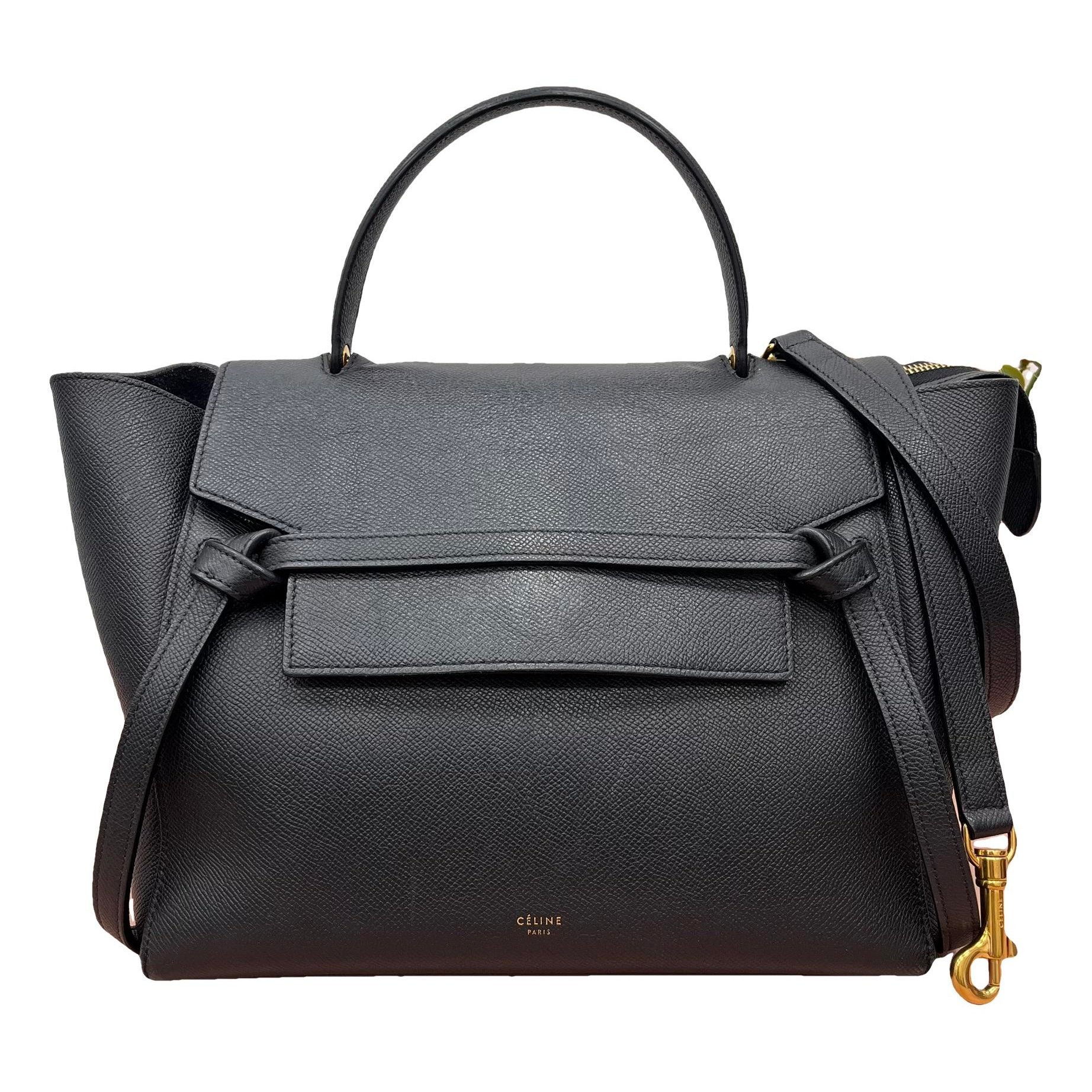 Belt leather handbag