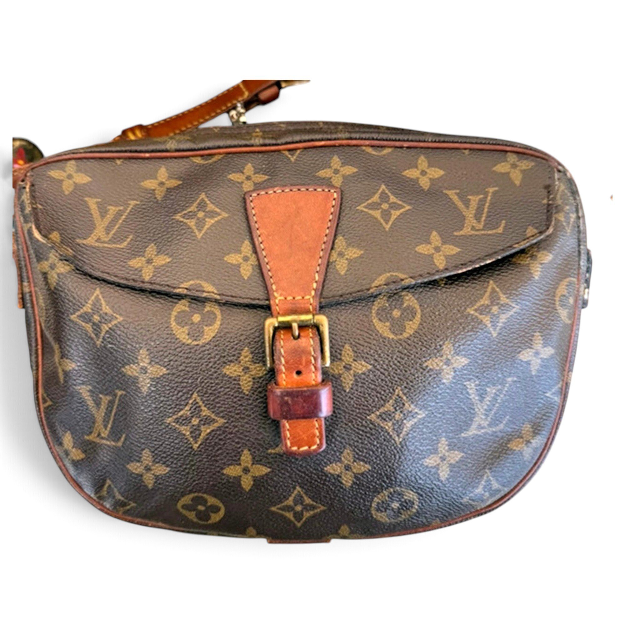 Jeune fille leather crossbody bag