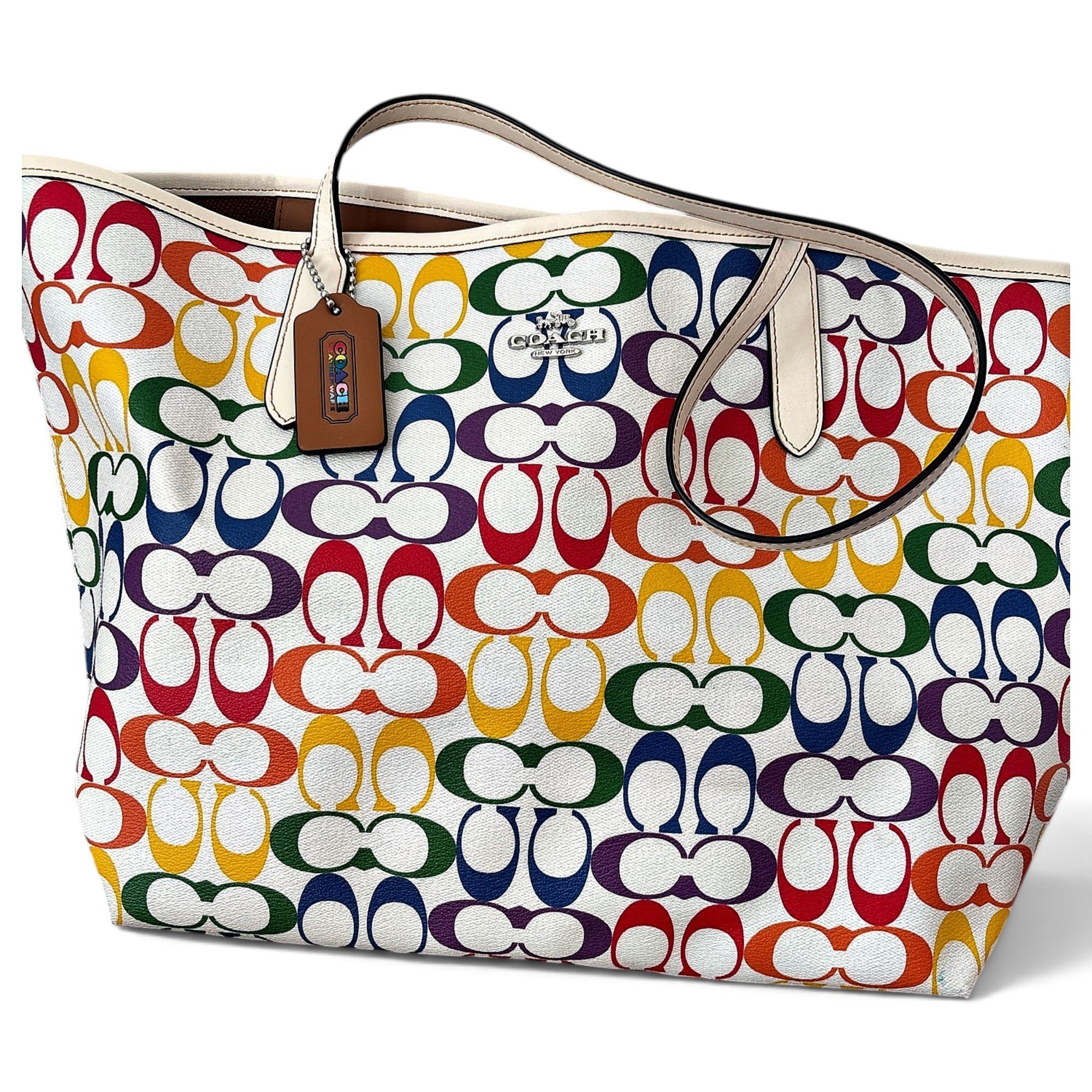 Coach Crossgrain Taxi Tote leather tote