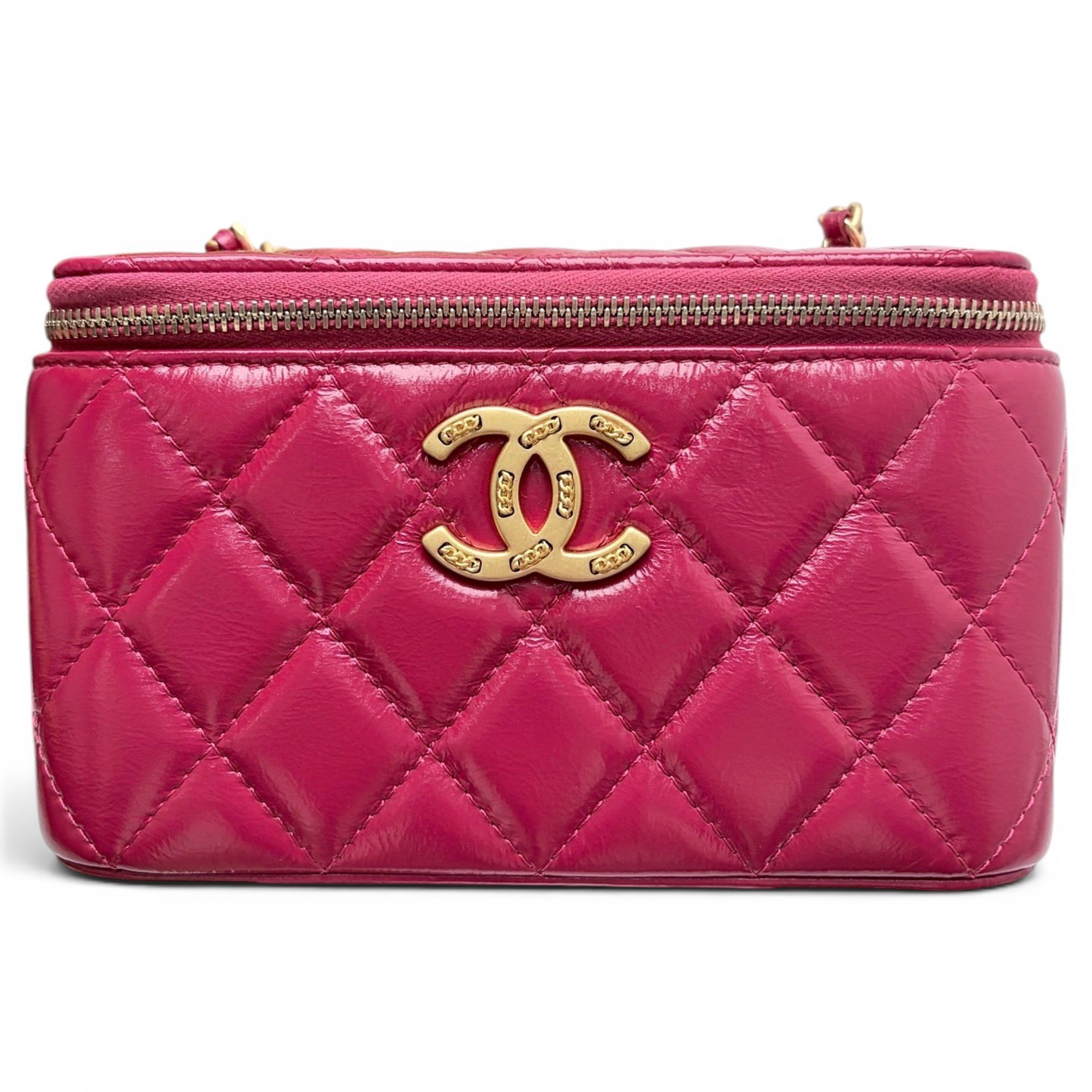 Trendy CC Vanity leather handbag