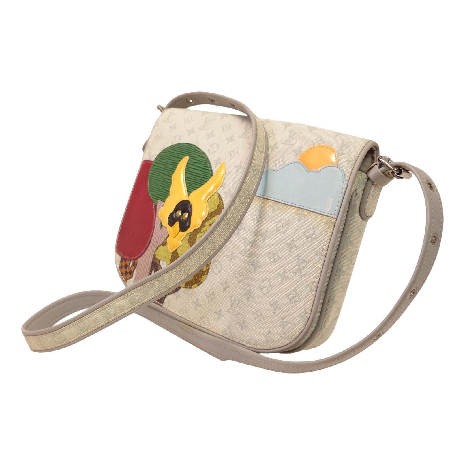 Conte de fées leather crossbody bag