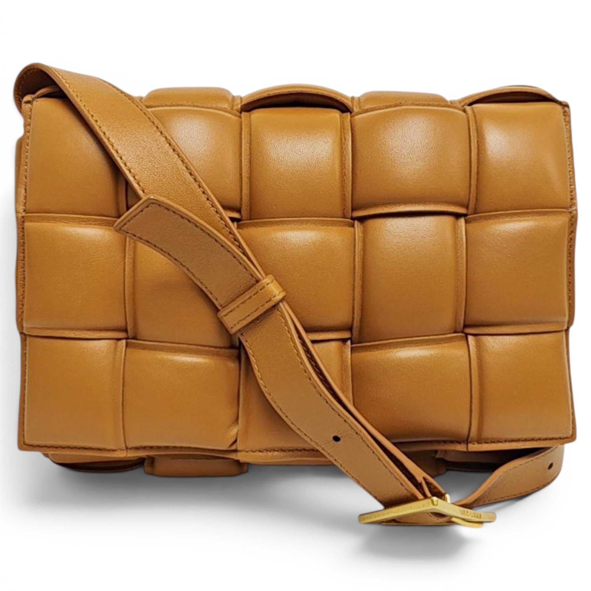 Cassette Padded leather handbag