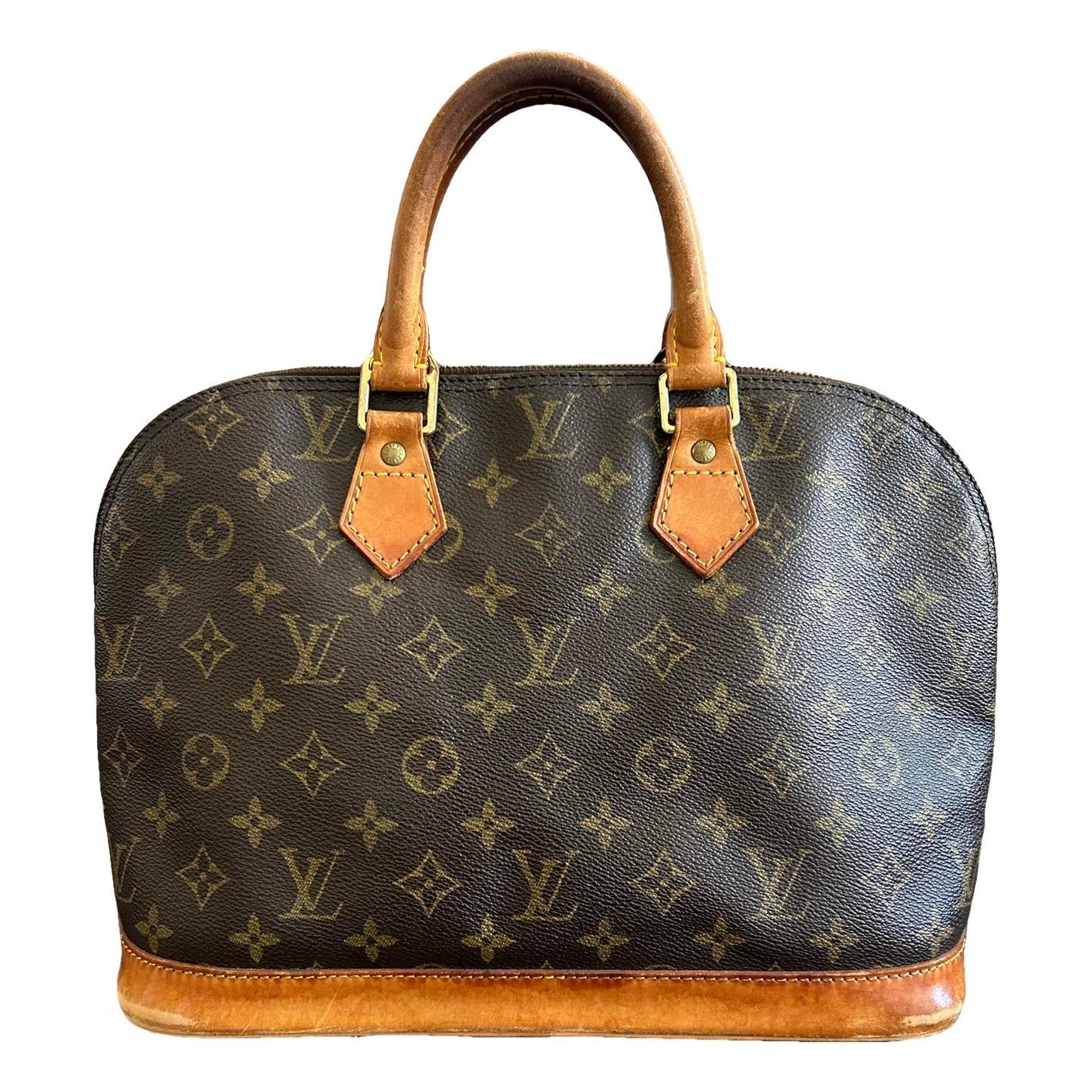 Alma leather handbag
