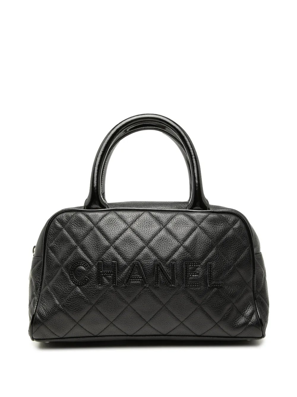 2000-2002 Quilted Caviar Bowler handbag