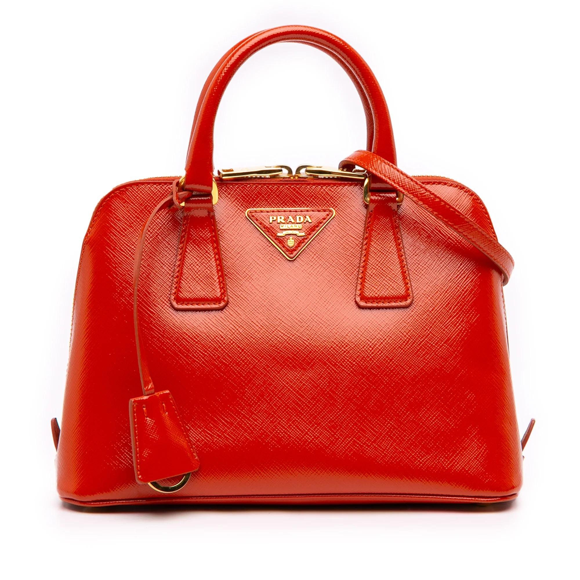 Promenade leather satchel