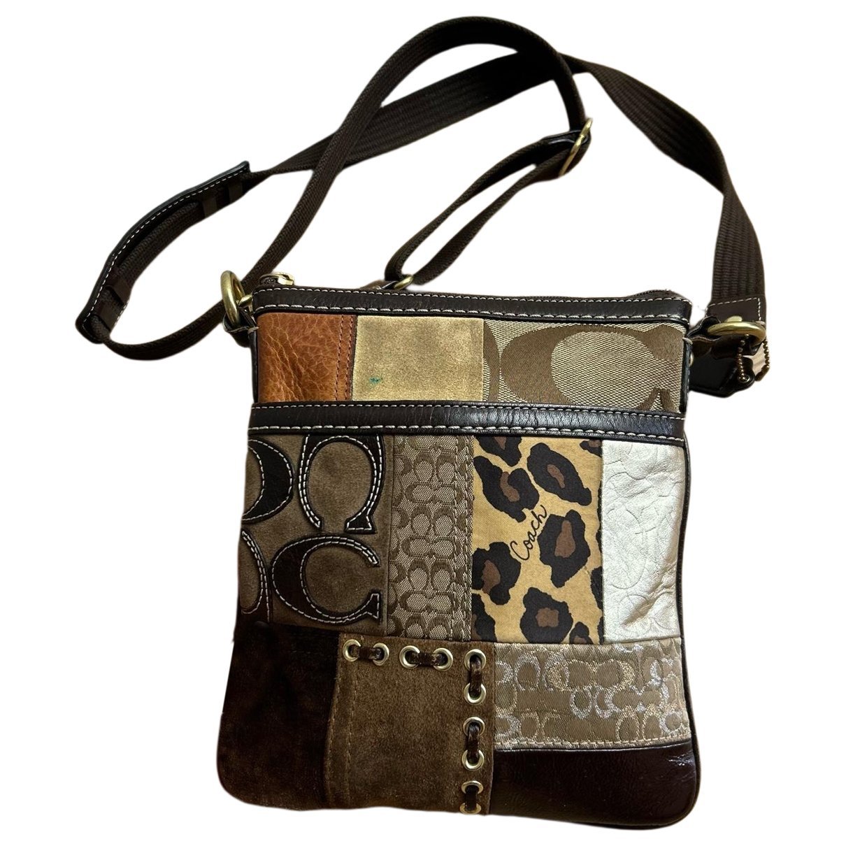 Leather crossbody bag