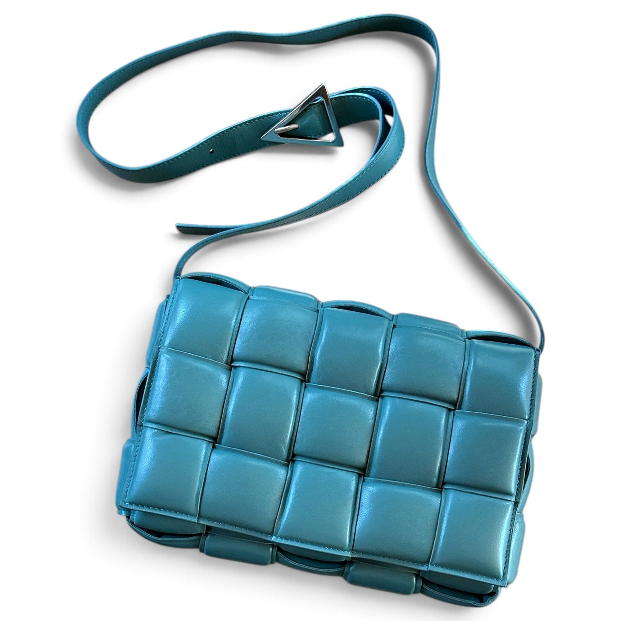 Cassette Padded leather crossbody bag