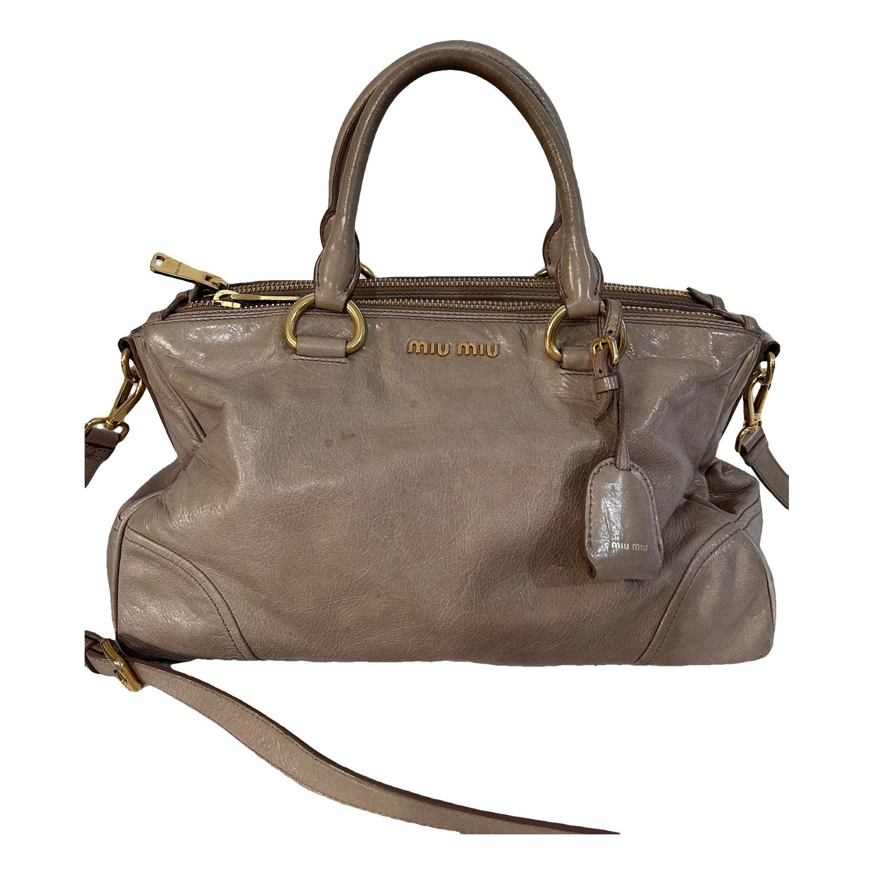 Leather handbag