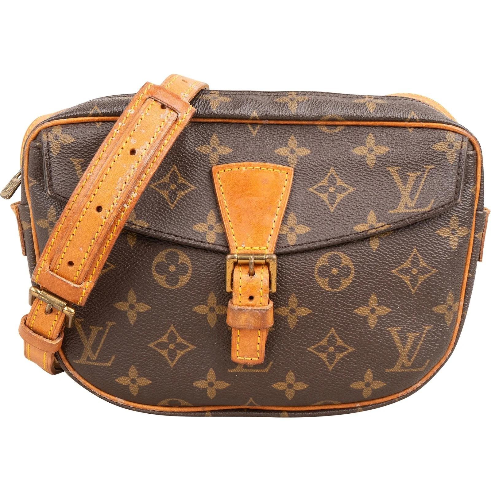 Jeune fille leather crossbody bag