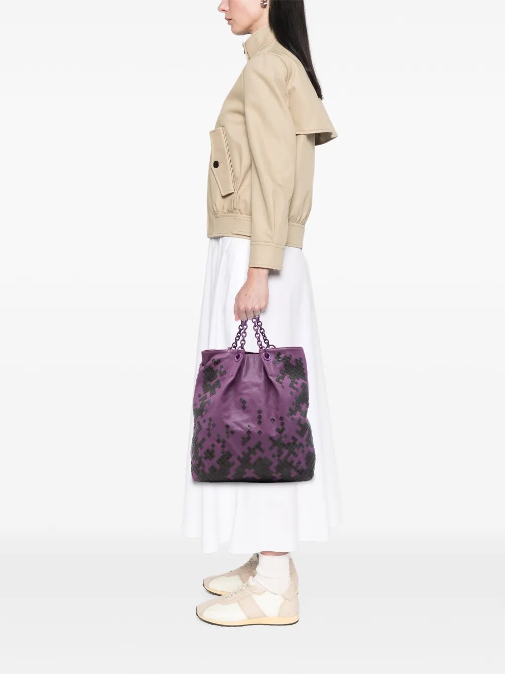 2012-2026 Vitello Mosaico Laque tote bag