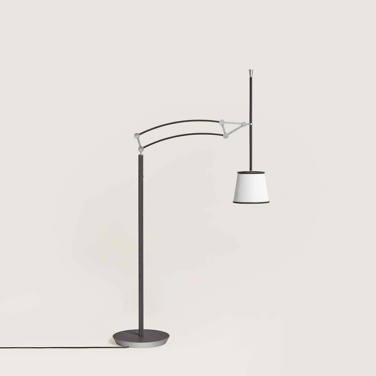 Pantographe reading floor lamp