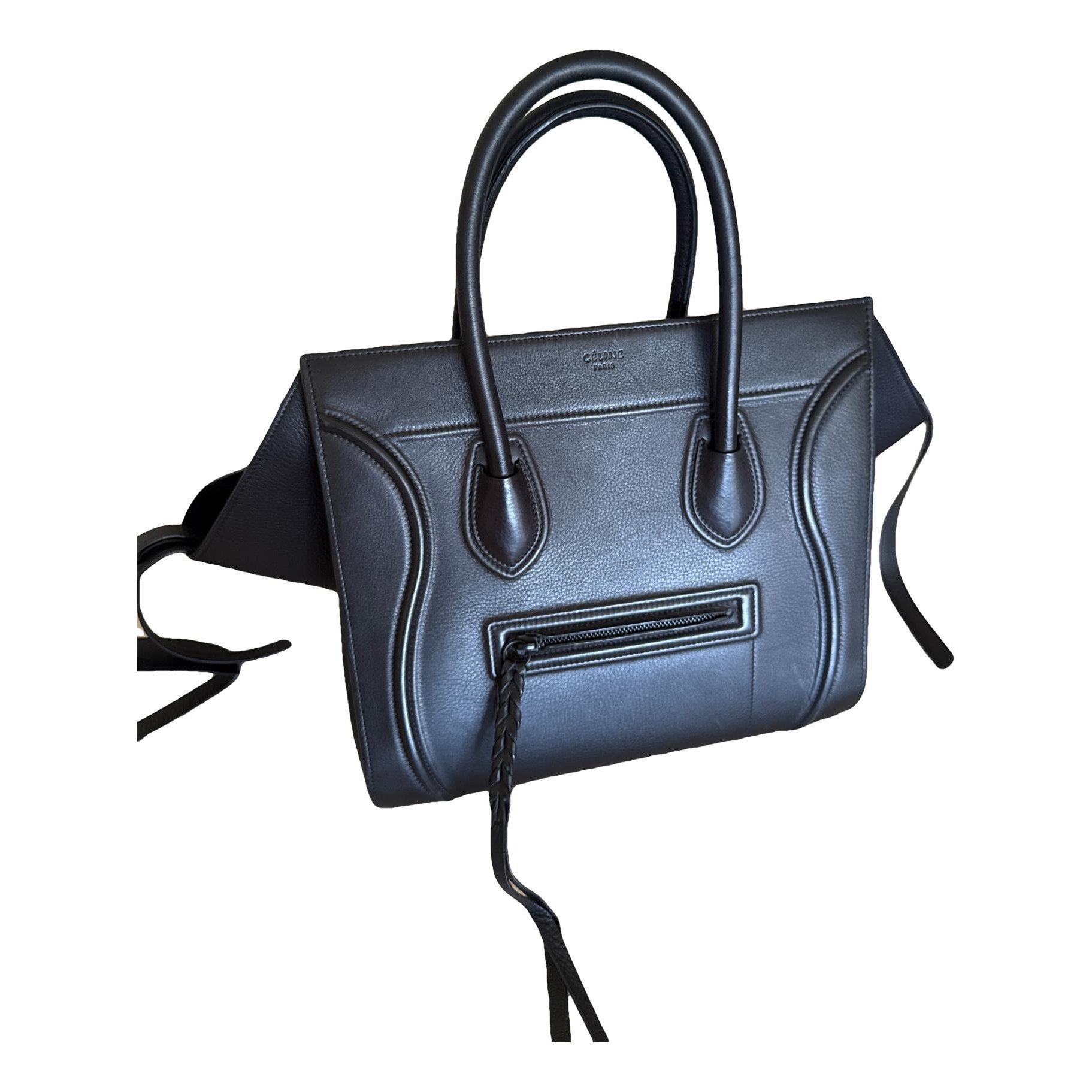Luggage leather handbag
