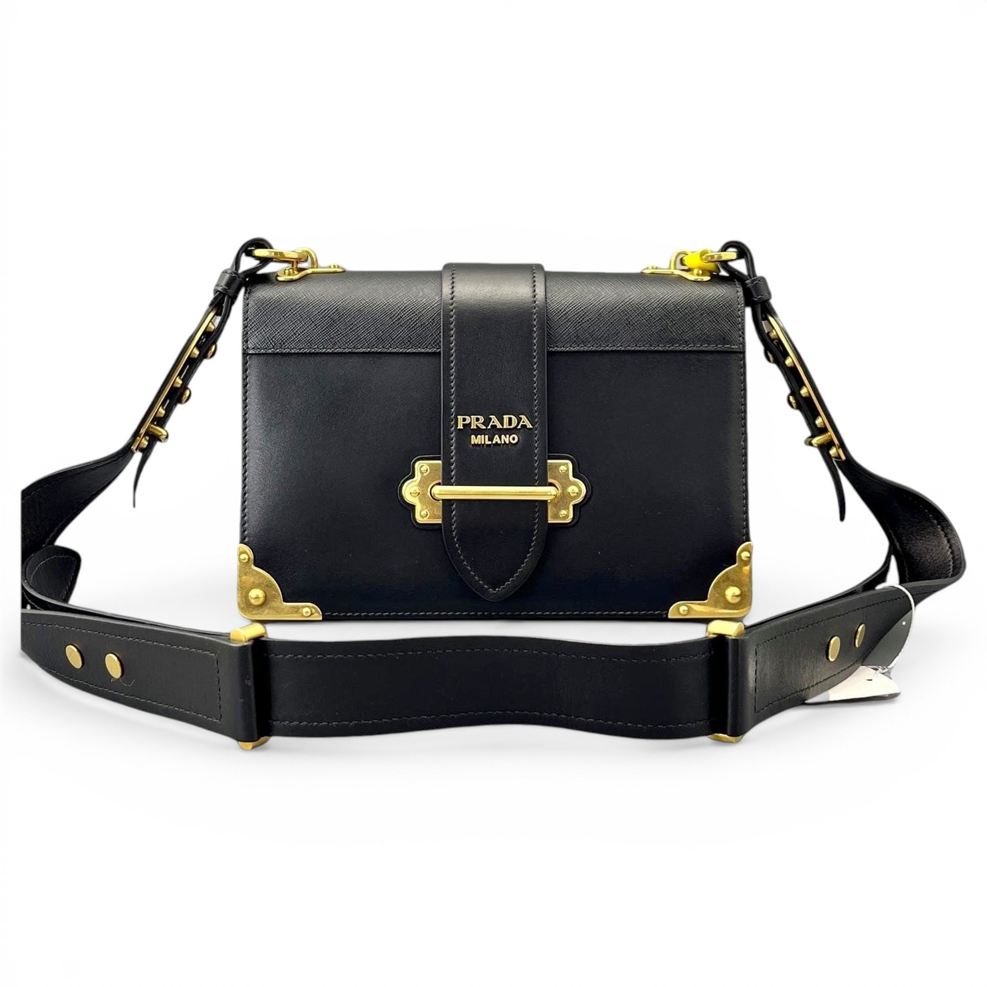 Cahier leather handbag