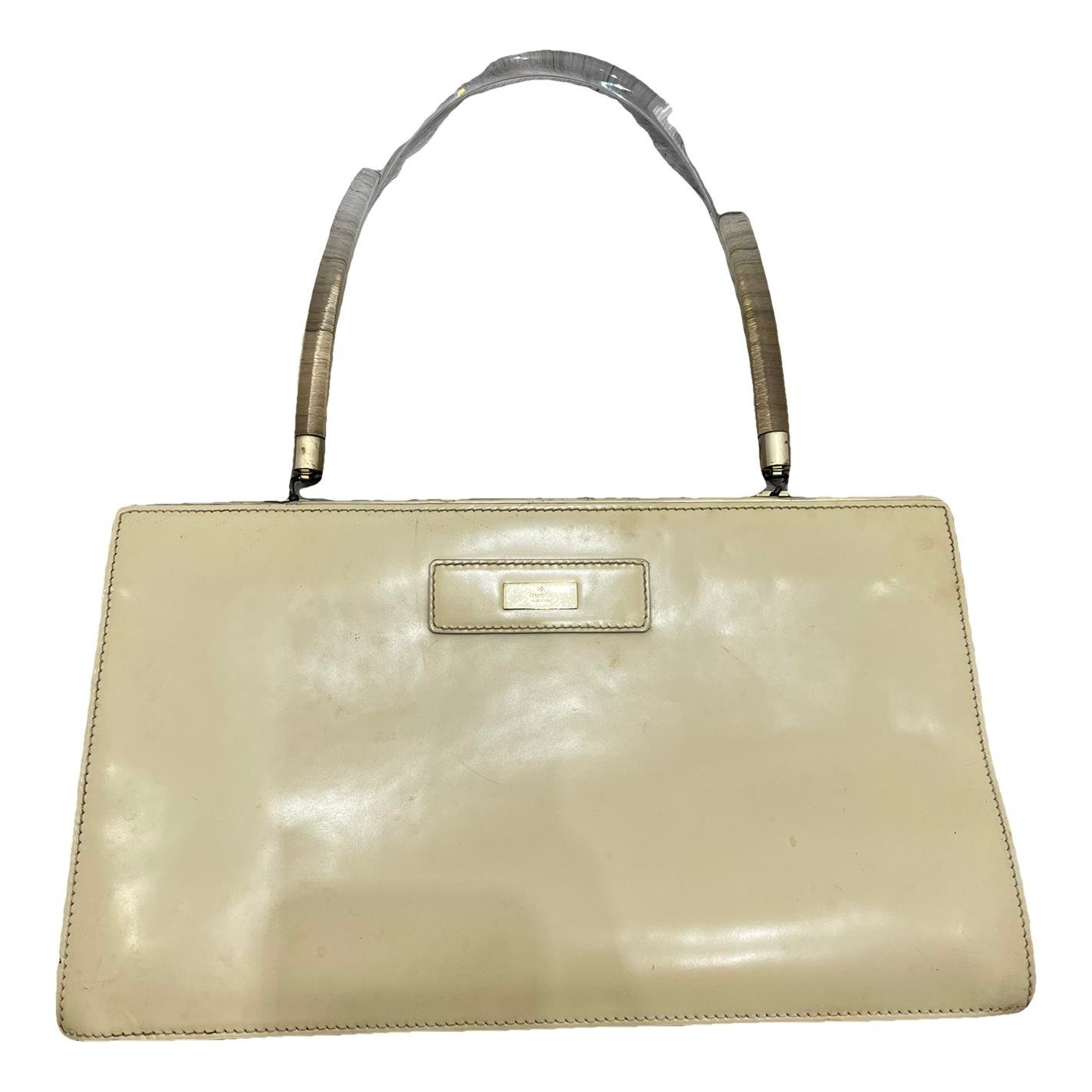 Patent leather handbag
