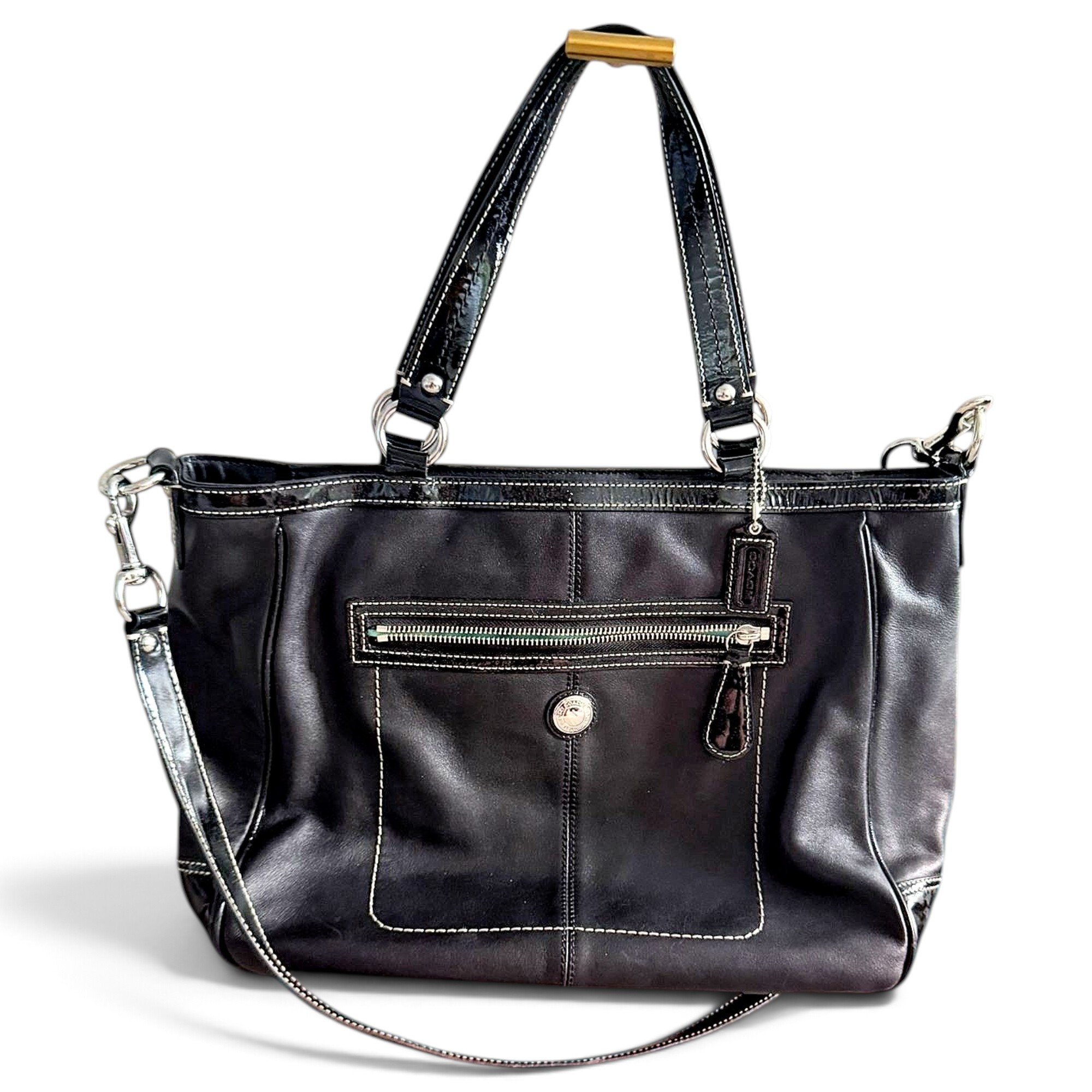 Leather handbag
