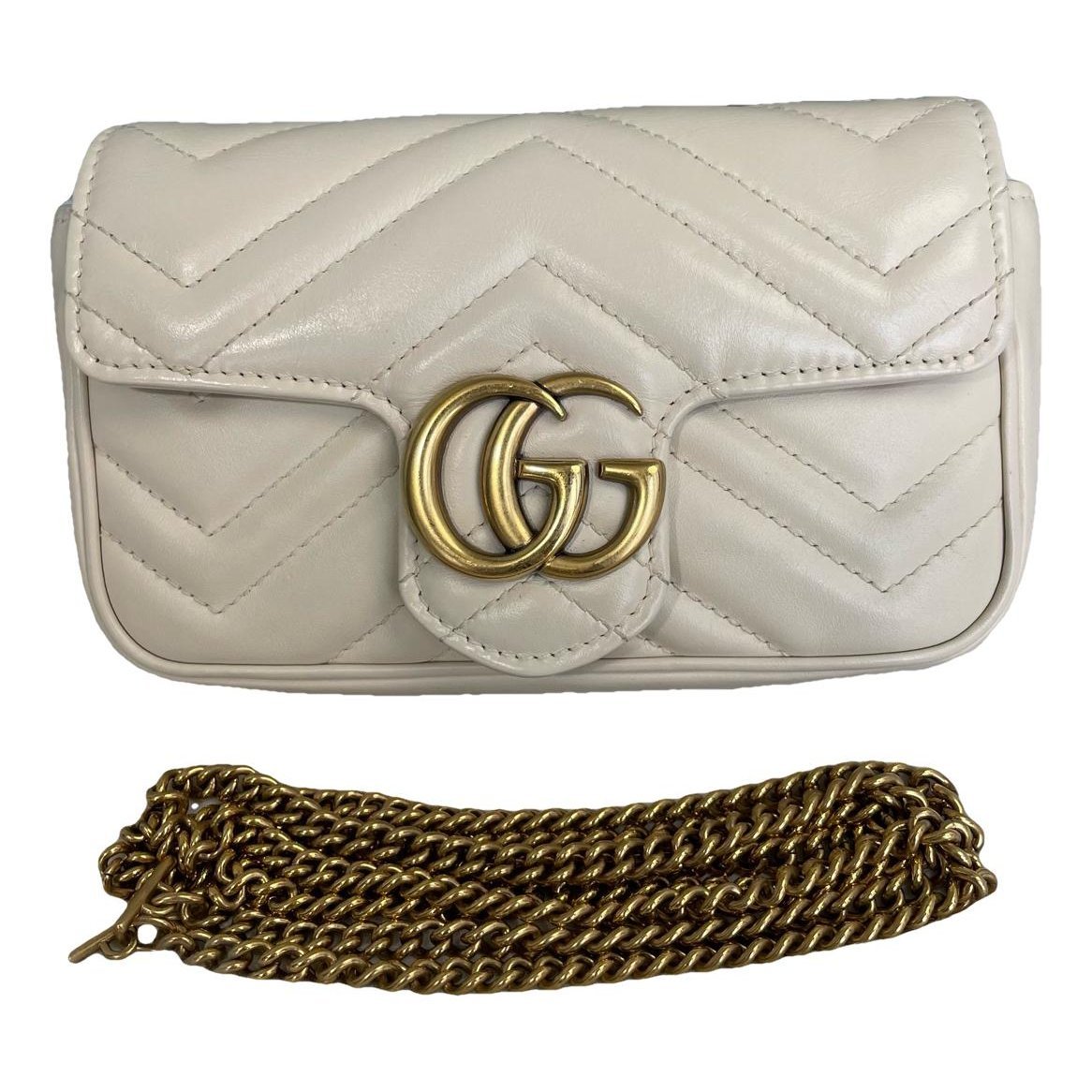 GG Marmont Flap leather handbag