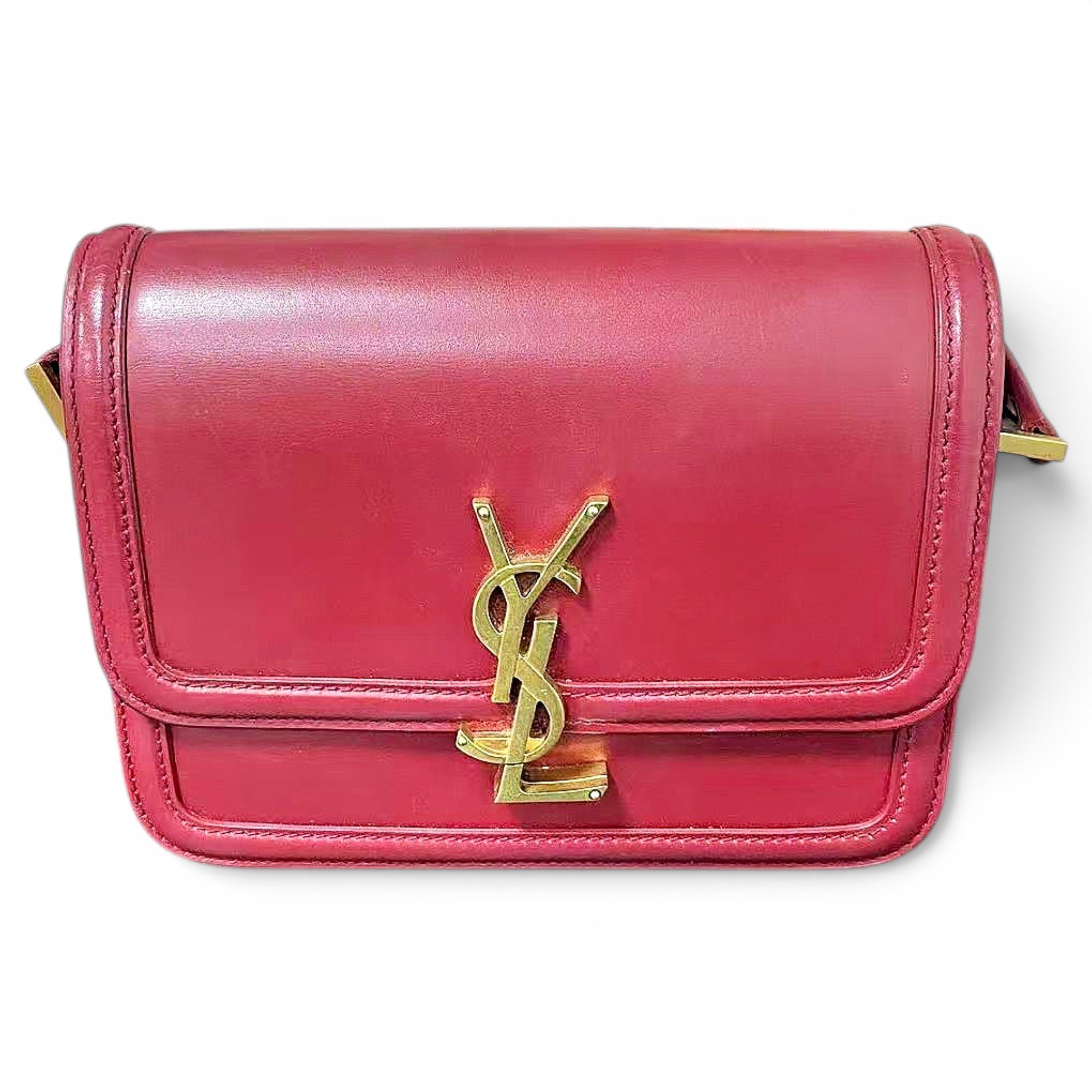 Solférino leather handbag