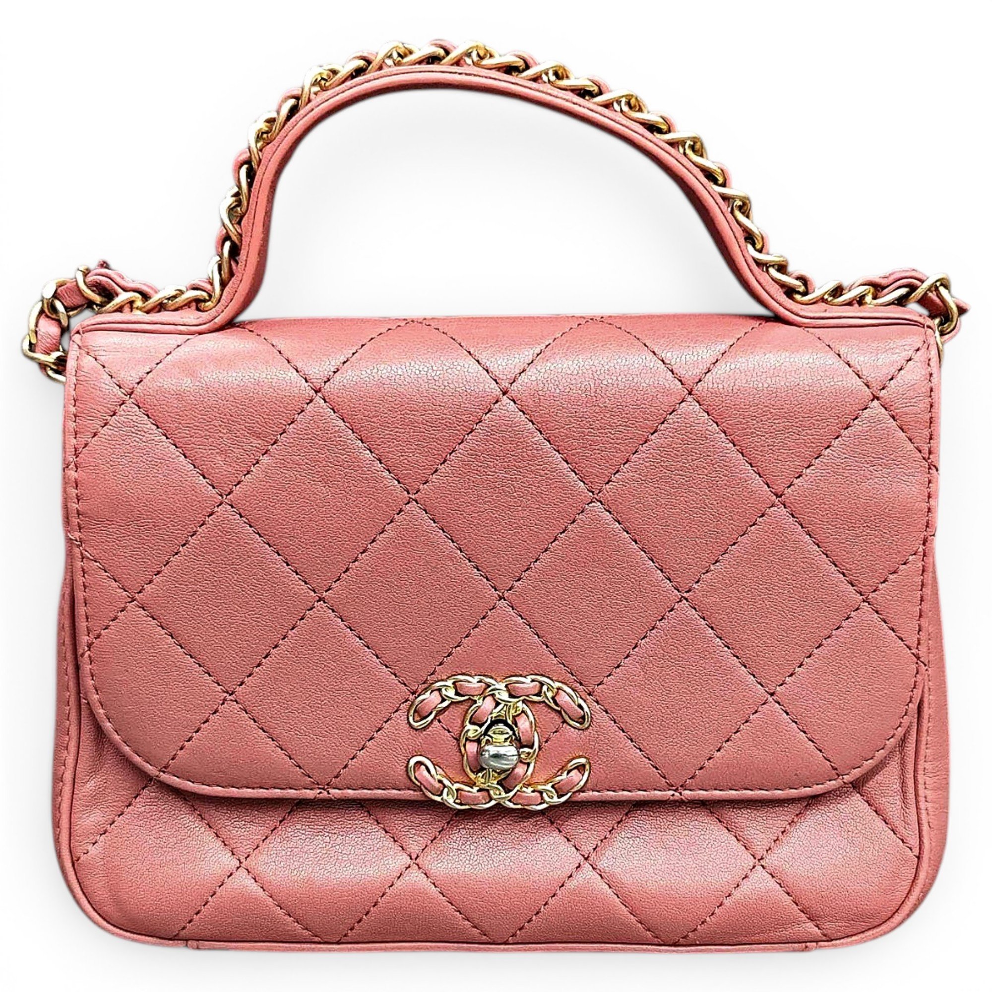 Coco Handle leather handbag