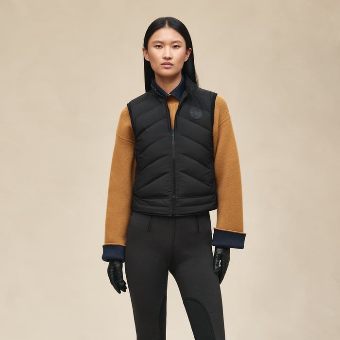 Noir Reversible Sleeveless Jacket