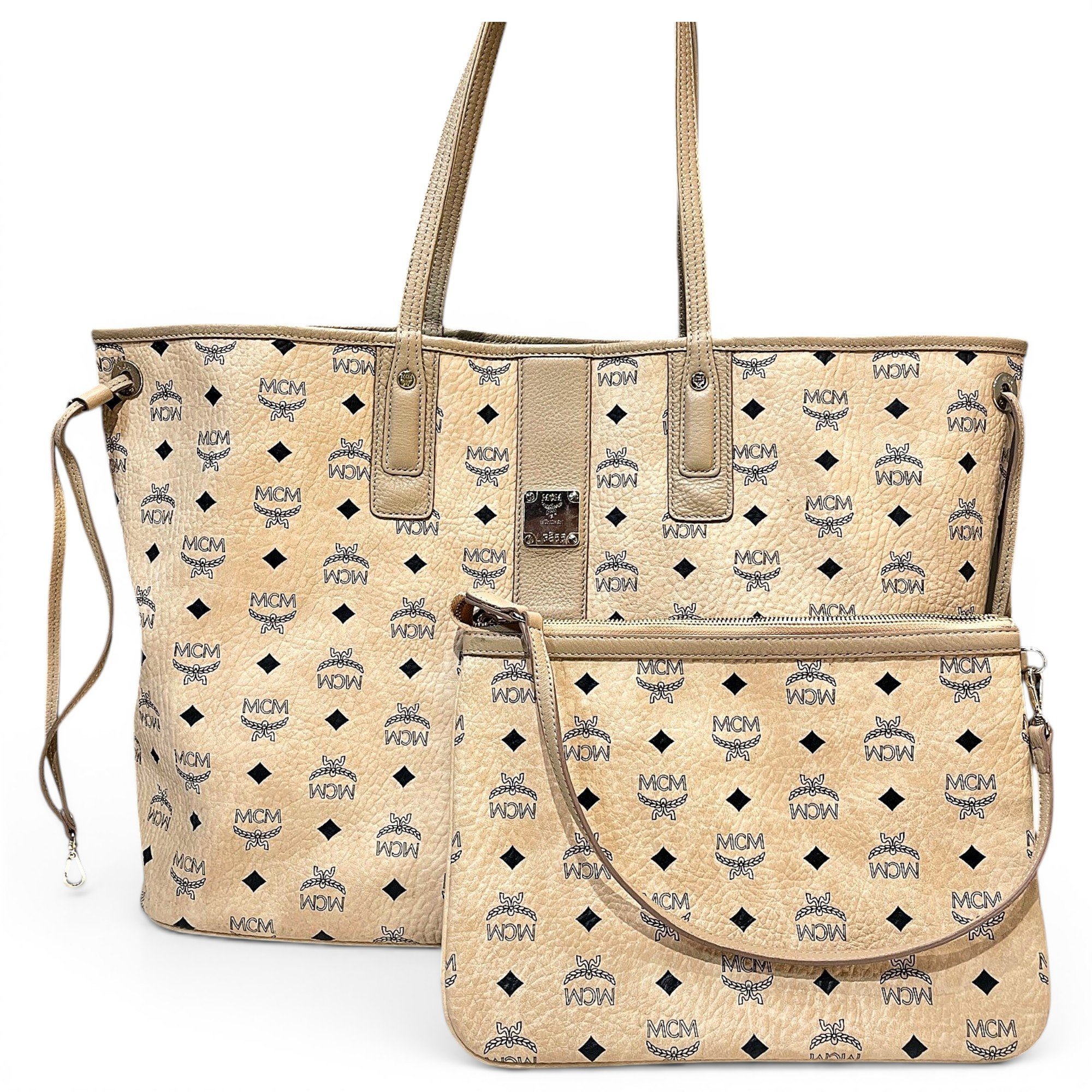 Patent leather handbag