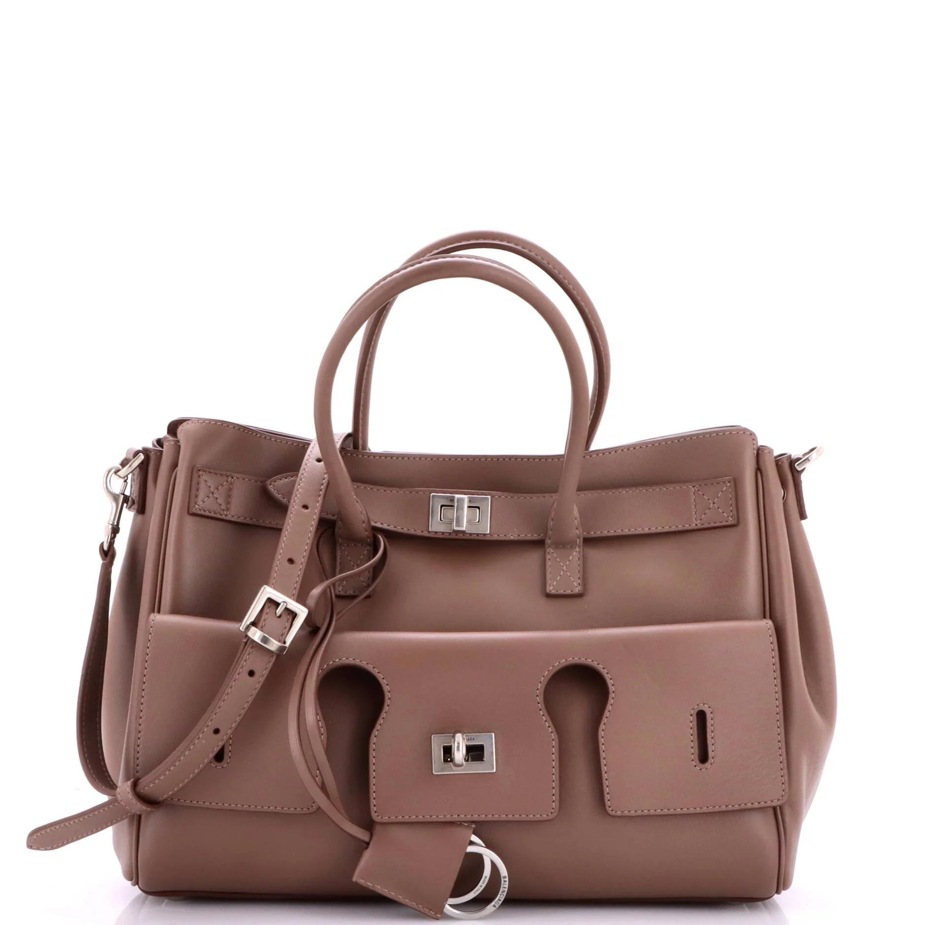 Leather tote