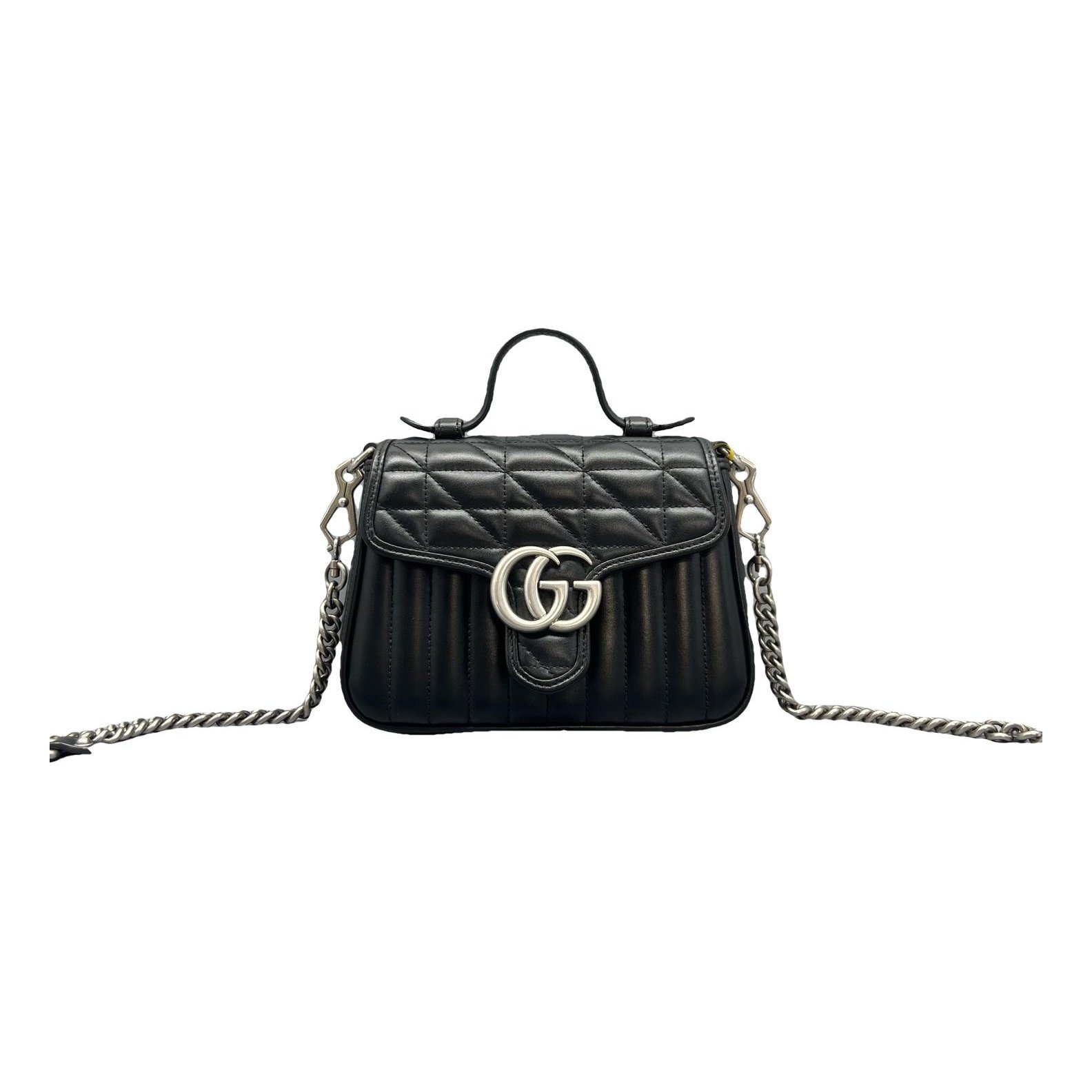 GG Marmont Flap leather handbag