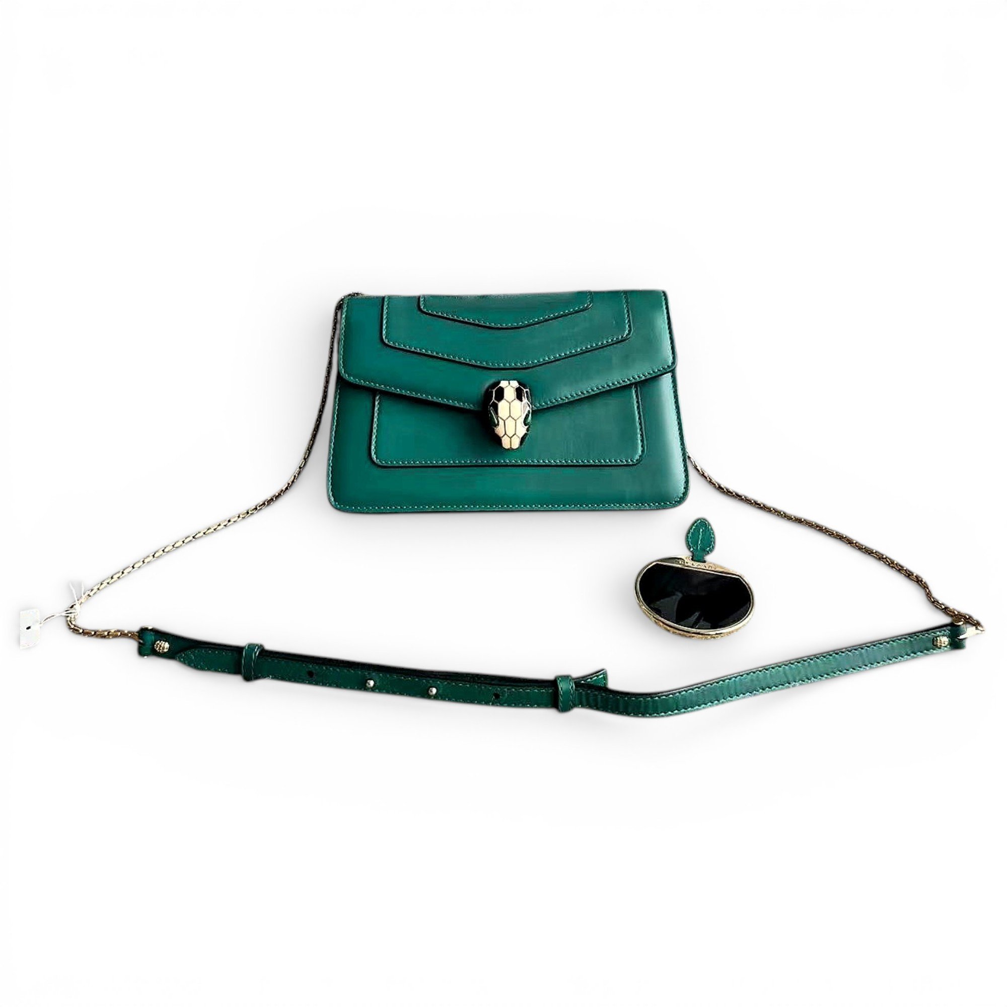 Serpenti leather crossbody bag