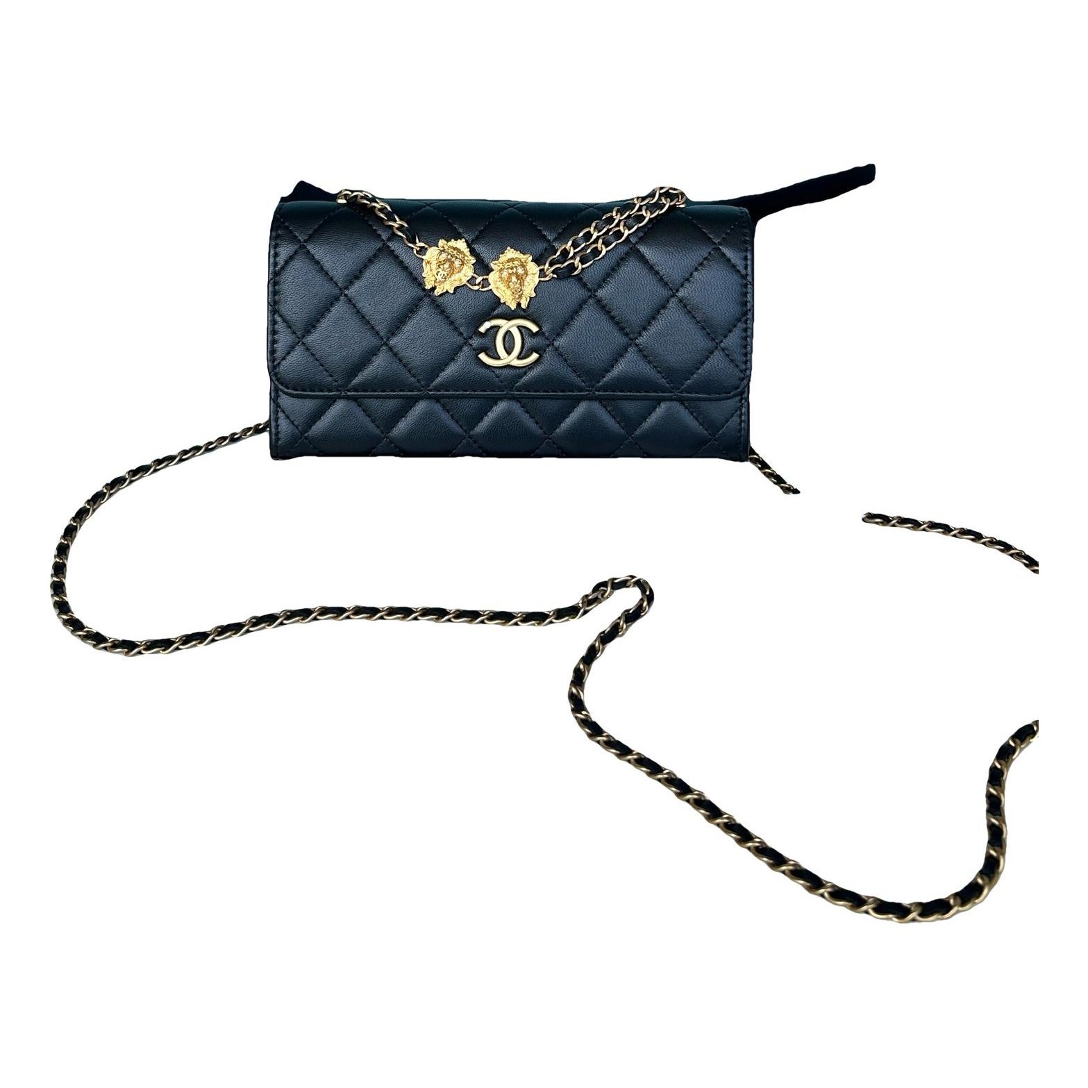 Wallet On Chain Timeless/Classique leather handbag