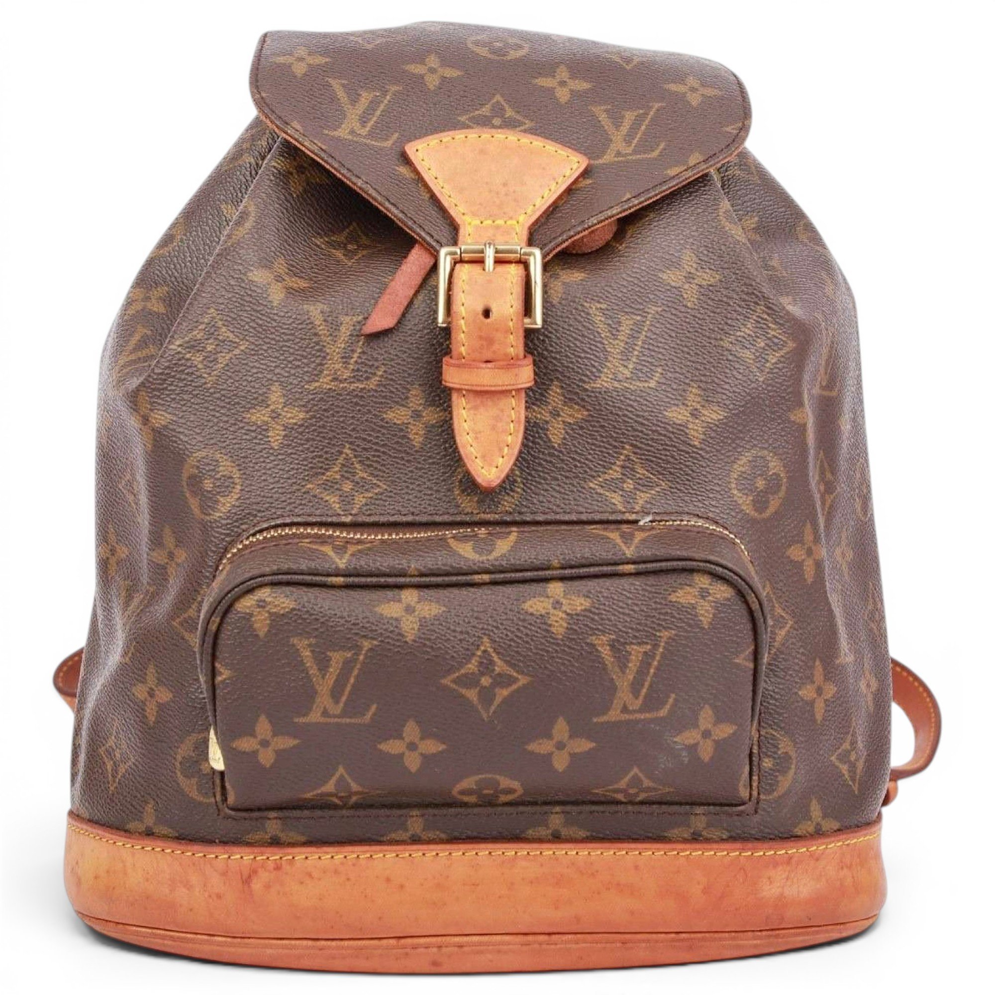 Montsouris leather backpack