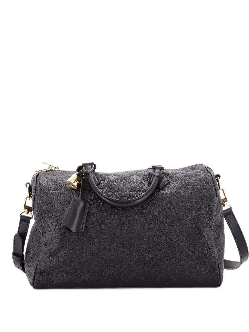 Speedy Soft Bandouliere Bag Monogram Empreinte Leather 30 satchel