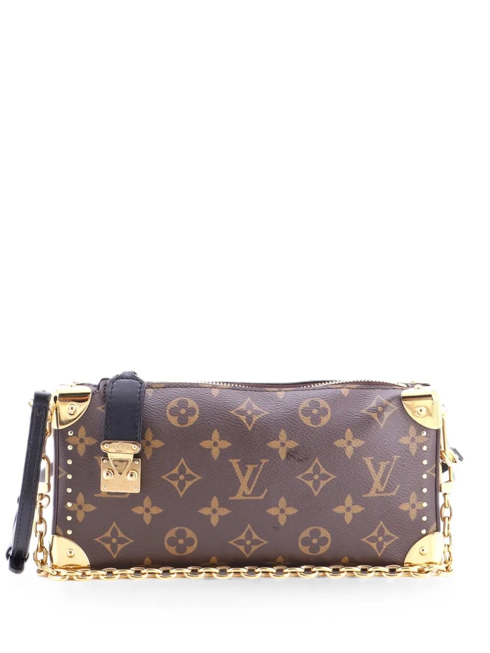 Slim Soft Trunk Reverse Monogram Canvas shoulder bag