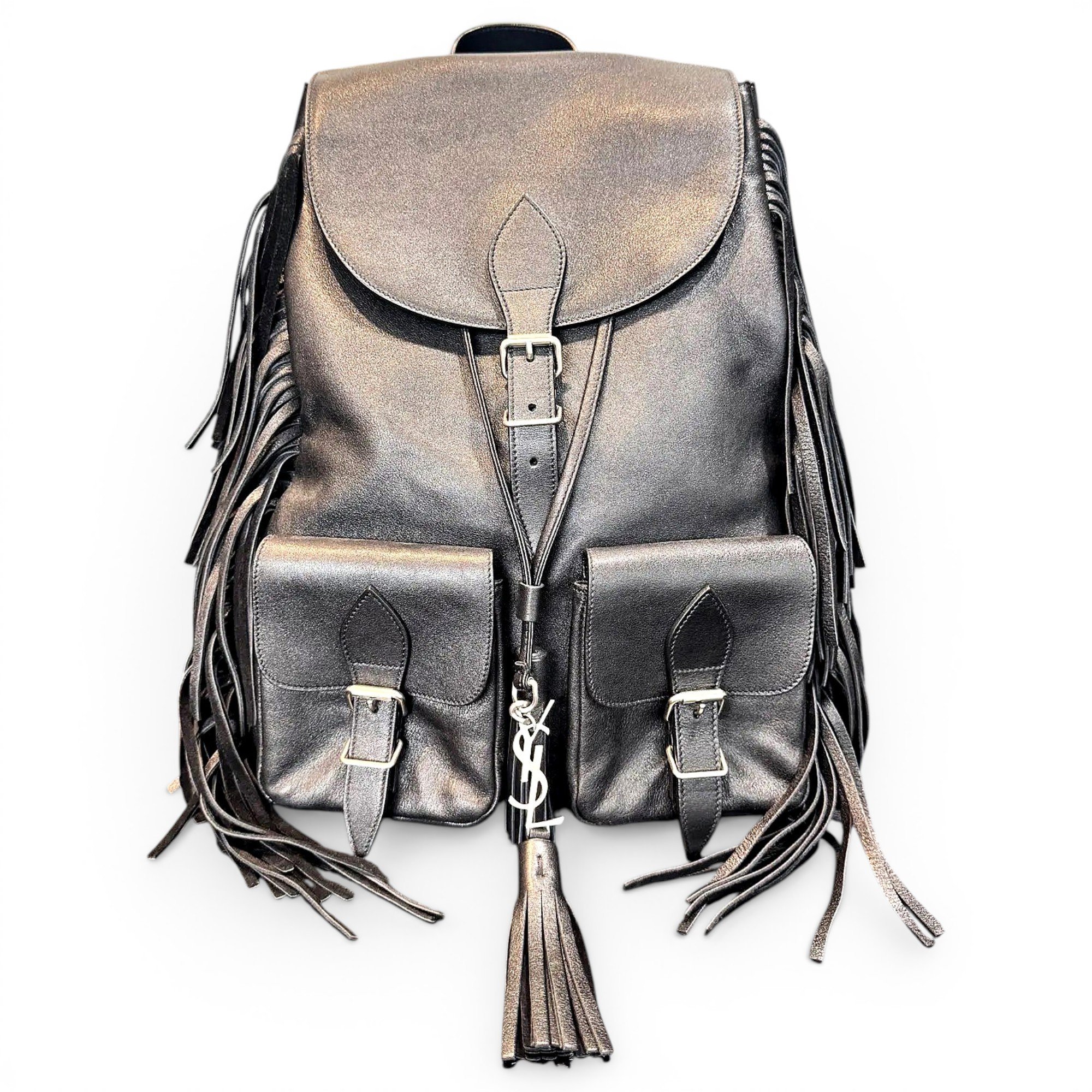 Festival leather backpack