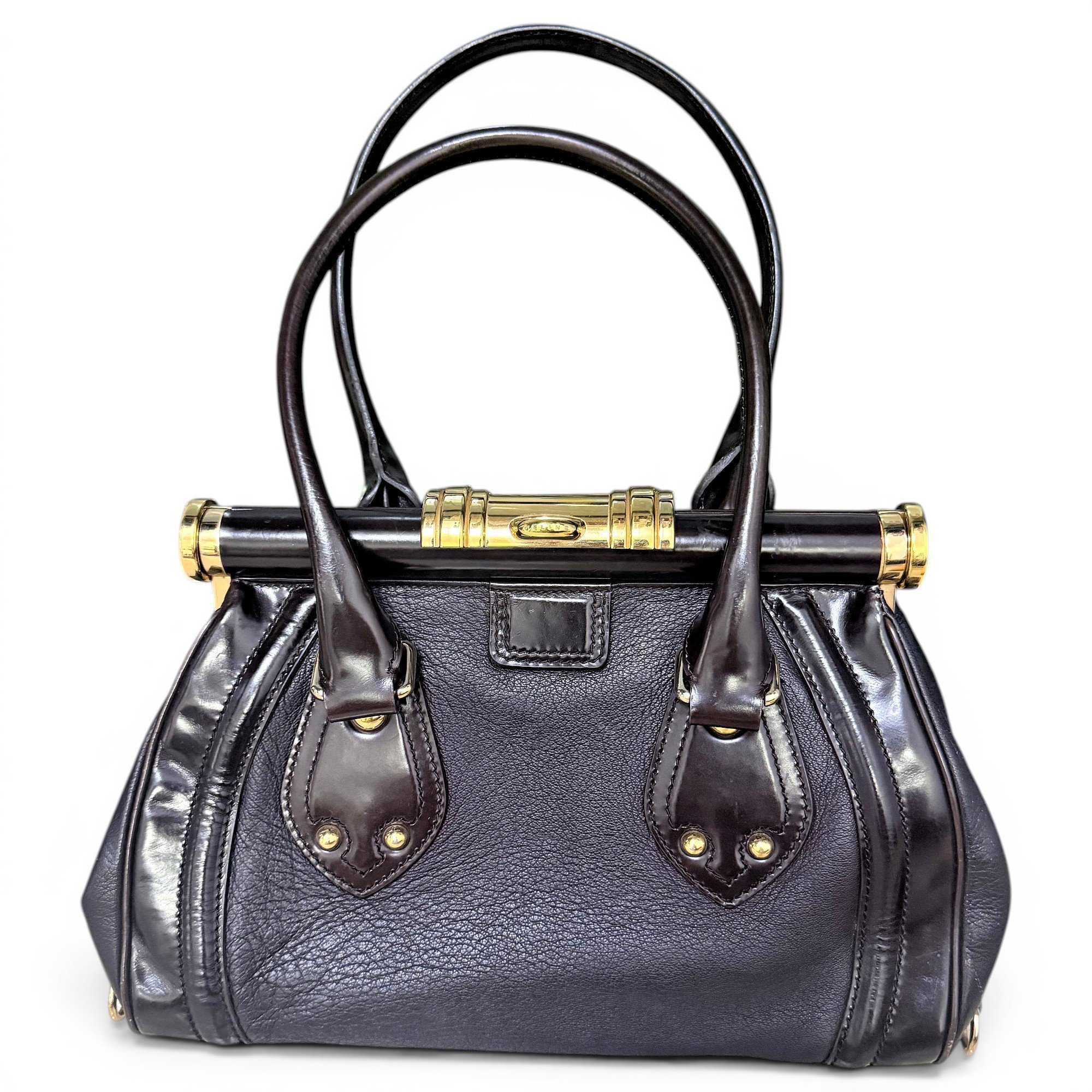 Leather handbag