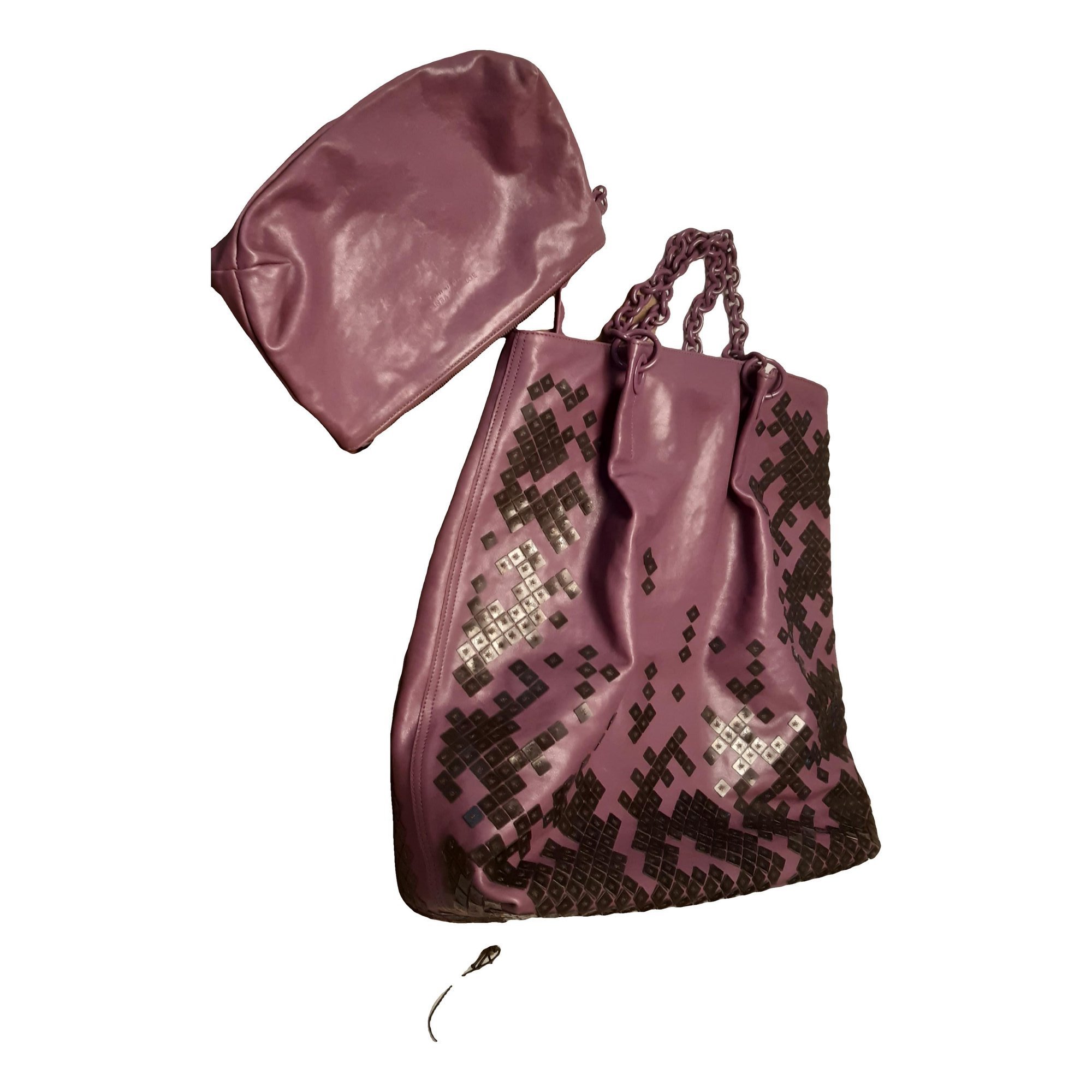 Leather handbag