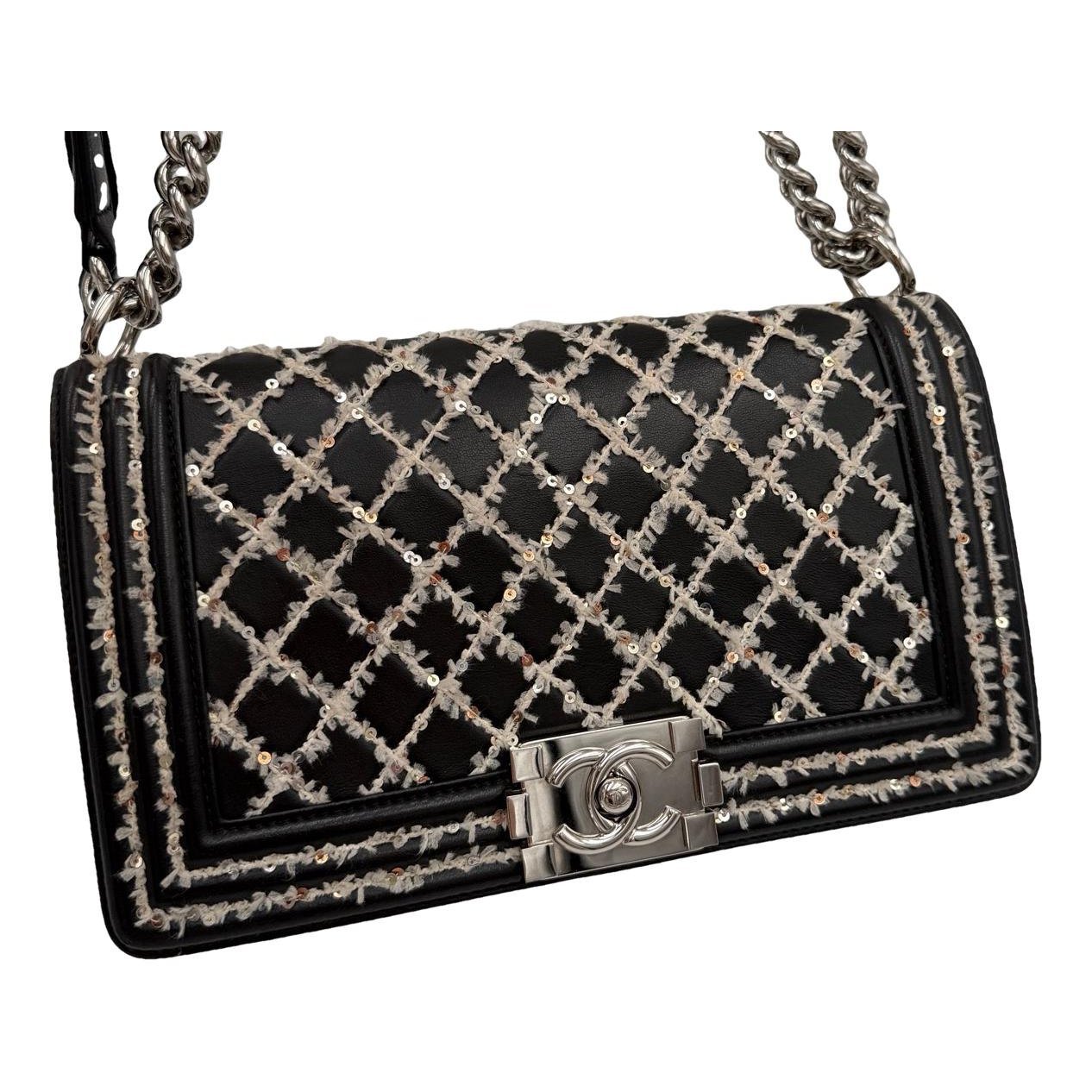 Boy leather crossbody bag
