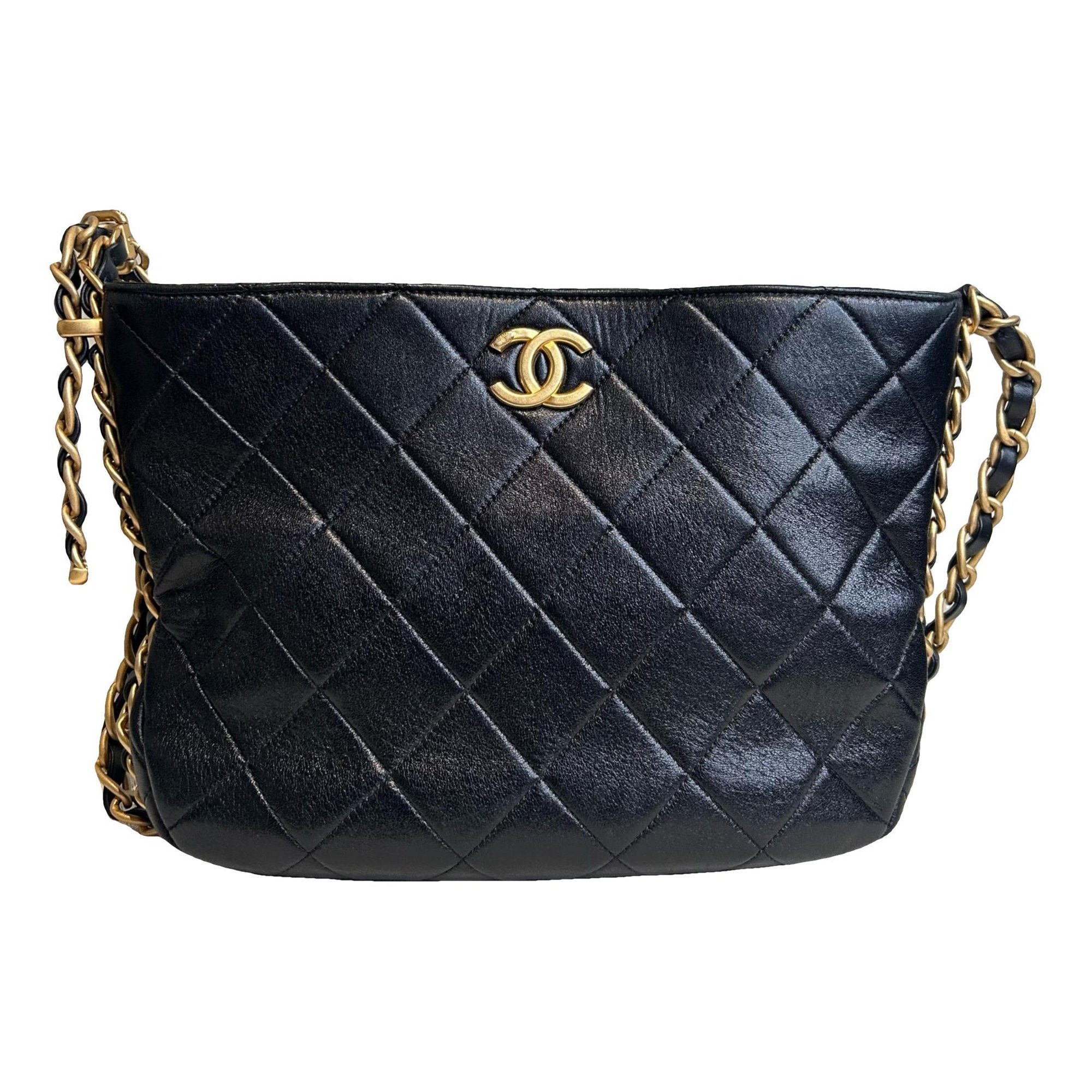 Hula Hoop leather handbag