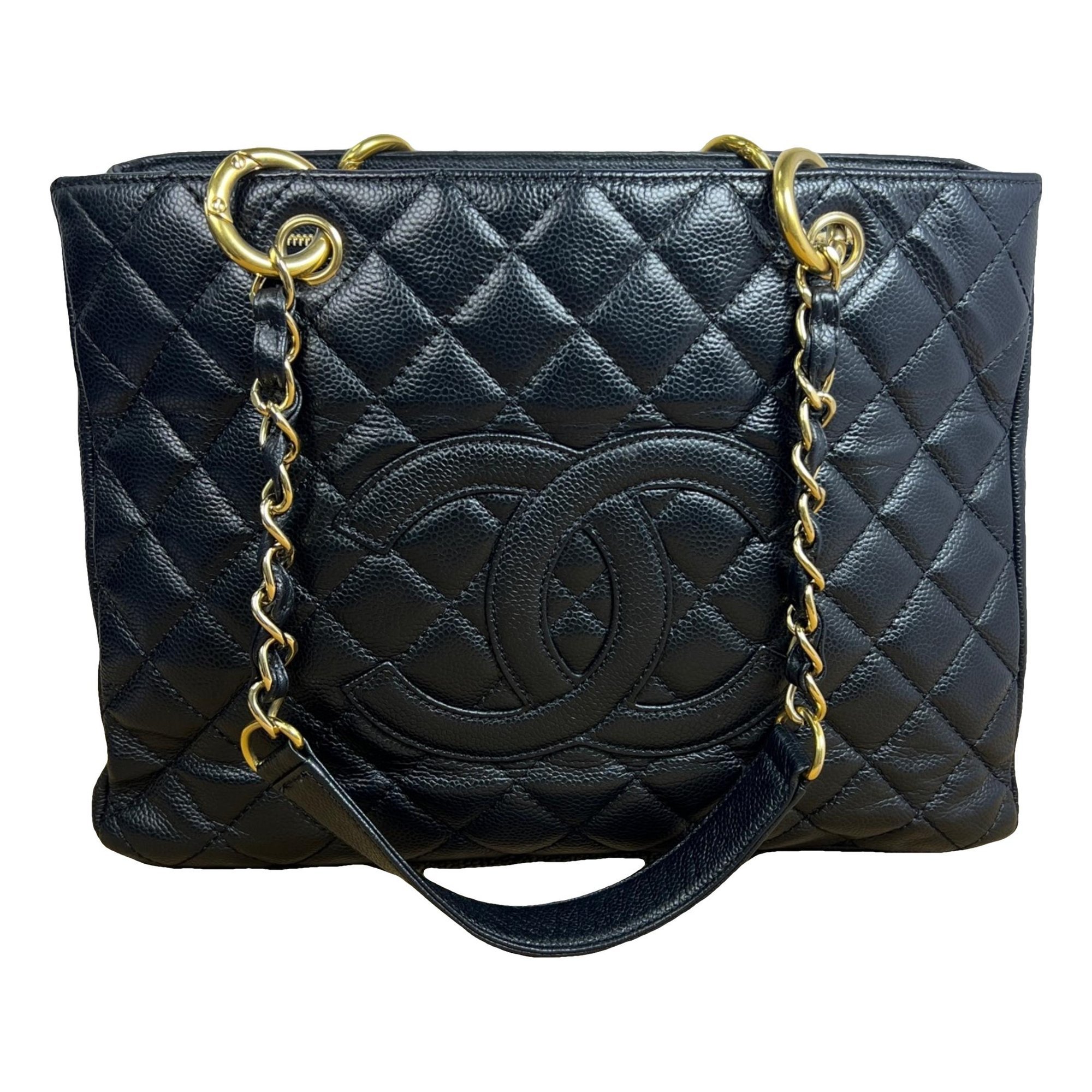 Grand shopping leather tote