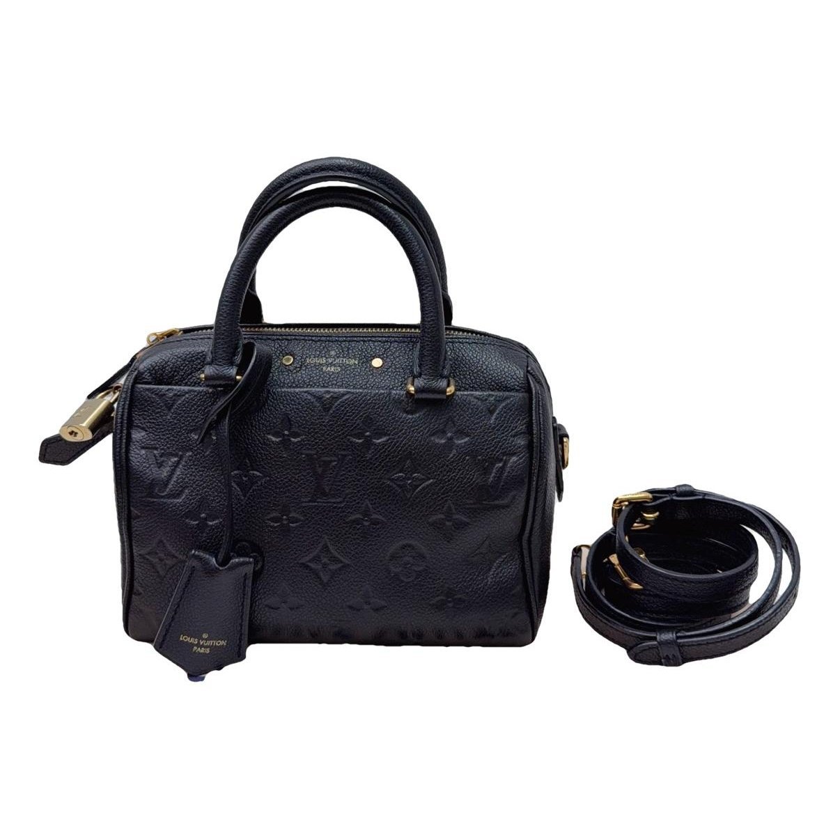 Nano Speedy / Mini HL leather handbag