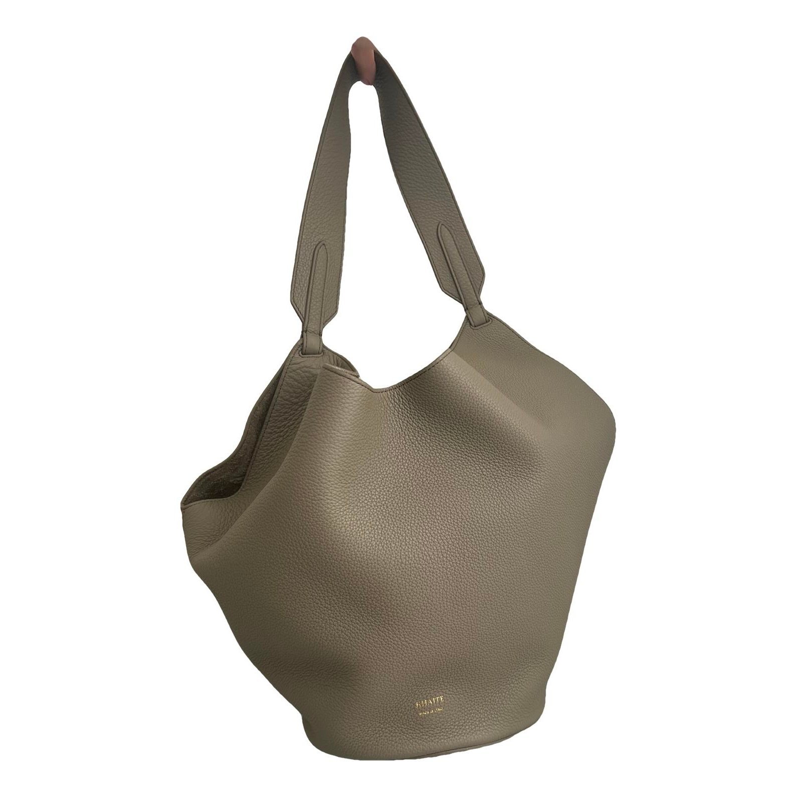 Lotus leather handbag